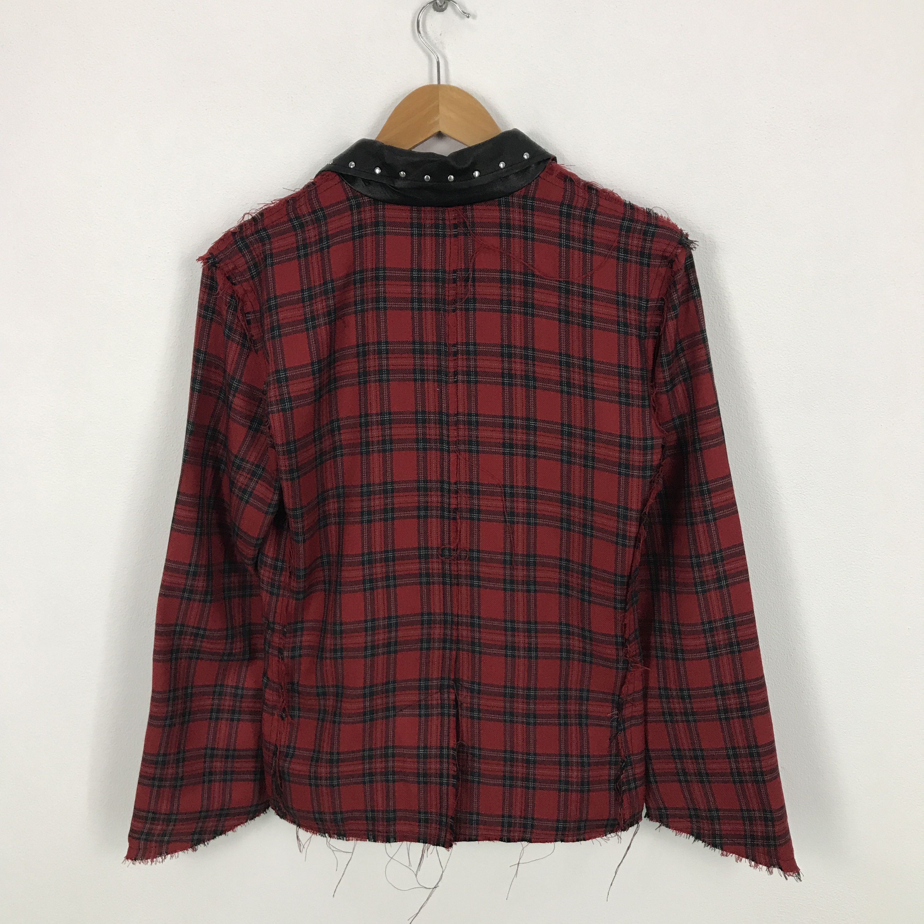 Japanese Brand SYDEIST HYDEES FLANNEL DESIGN PUNK STYLE COAT JACKET Size US M / EU 48-50 / 2 - 4 Thumbnail
