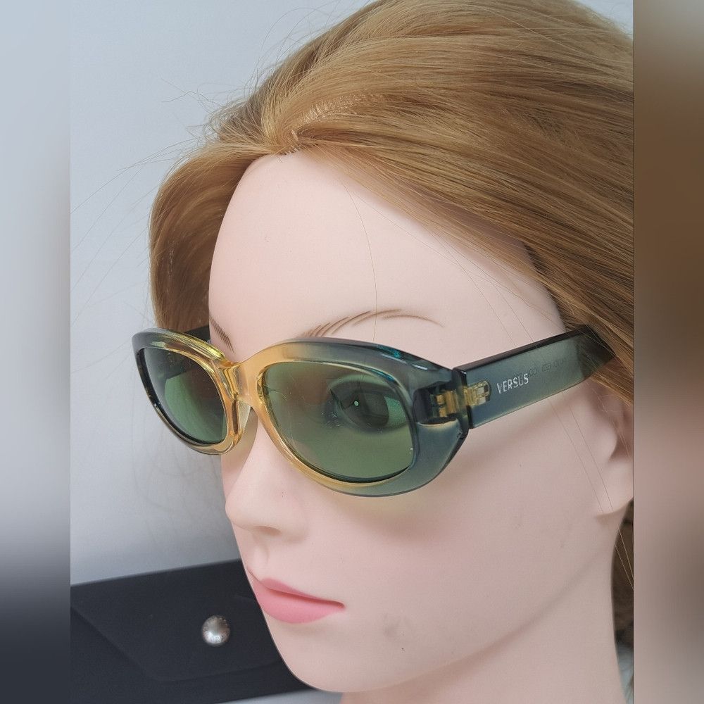 Versace Versace Versus Sunglasses Mod EZ3 Vintage 90s NOS Green Size ONE SIZE - 6 Thumbnail