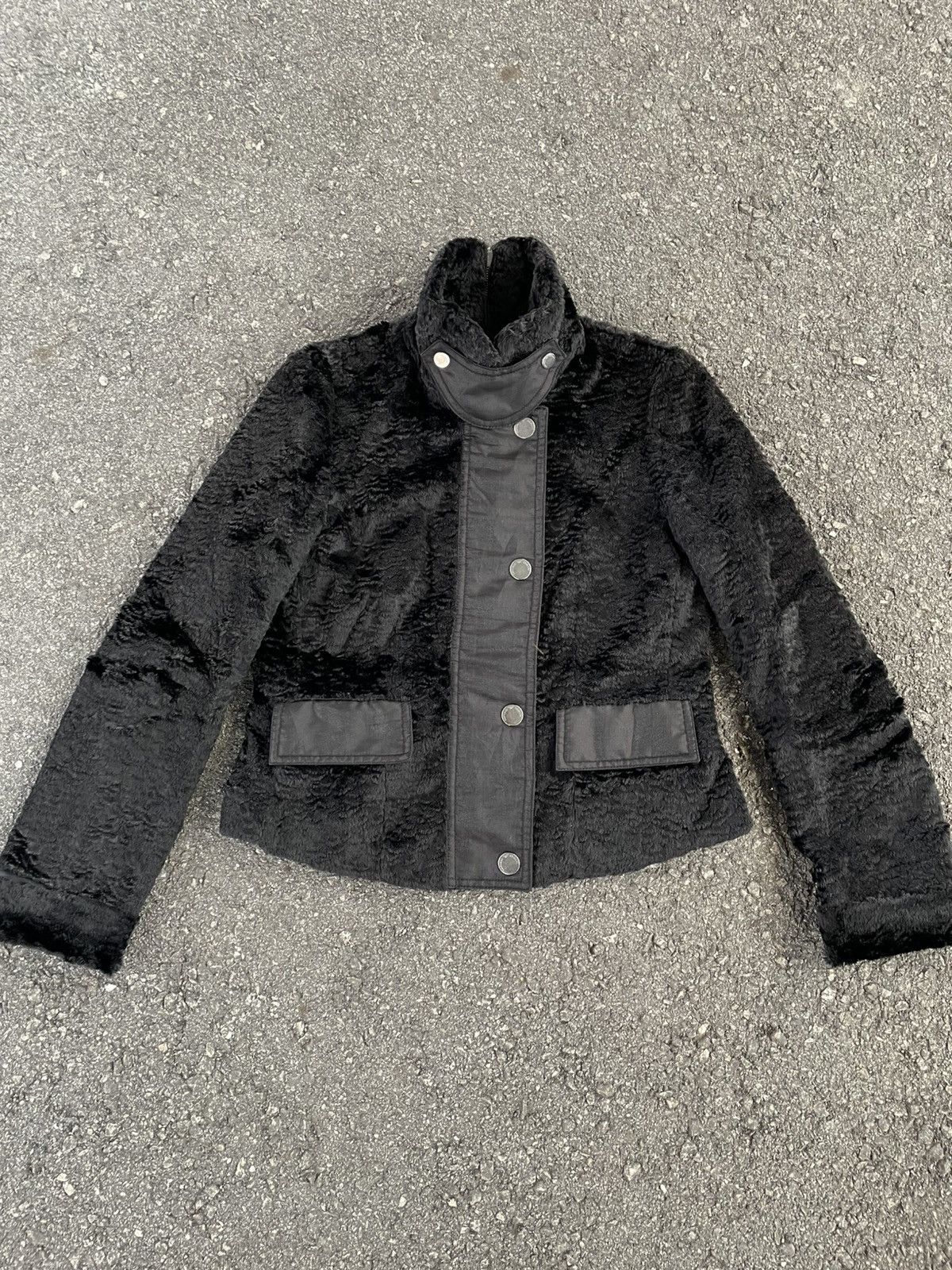 Emporio Armani Emporio Armani | Faux Fur Cropped Jacket Size XS / US 0-2 / IT 36-38 - 1 Thumbnail