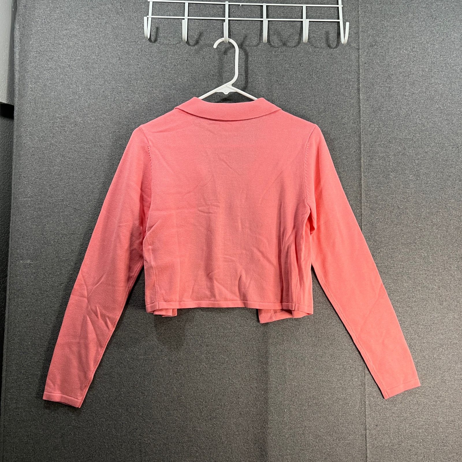 Isaac Mizrahi Isaac Mizrahi Live! Collared Sweater Cardigan Size XXS / US 00 / IT 34 - 2 Thumbnail