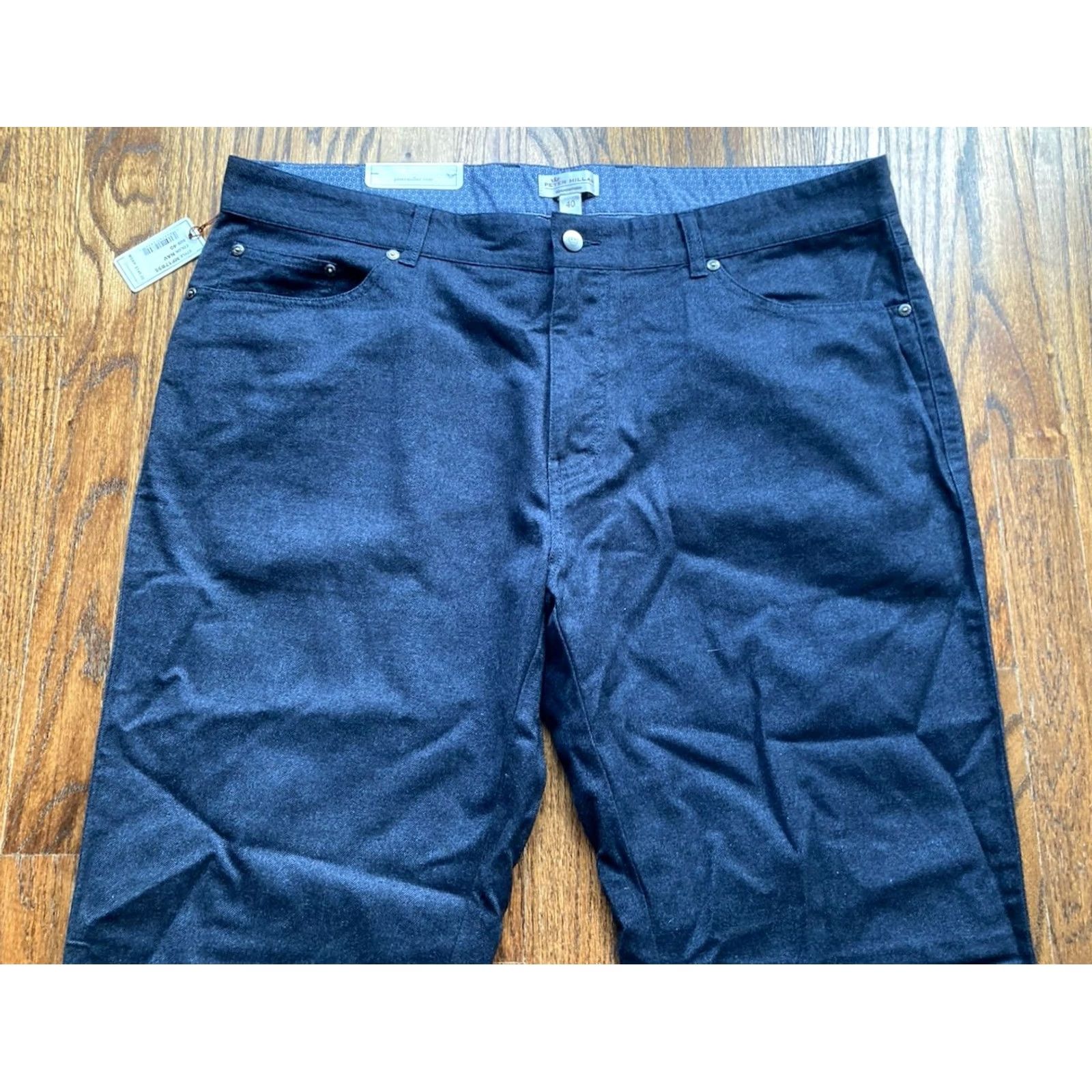 Peter Millar Peter Millar Pants Mens Size 40 Navy Blue Flannel Mountainside 5 Pocket NWT Size US 40 / EU 56 - 2 Thumbnail