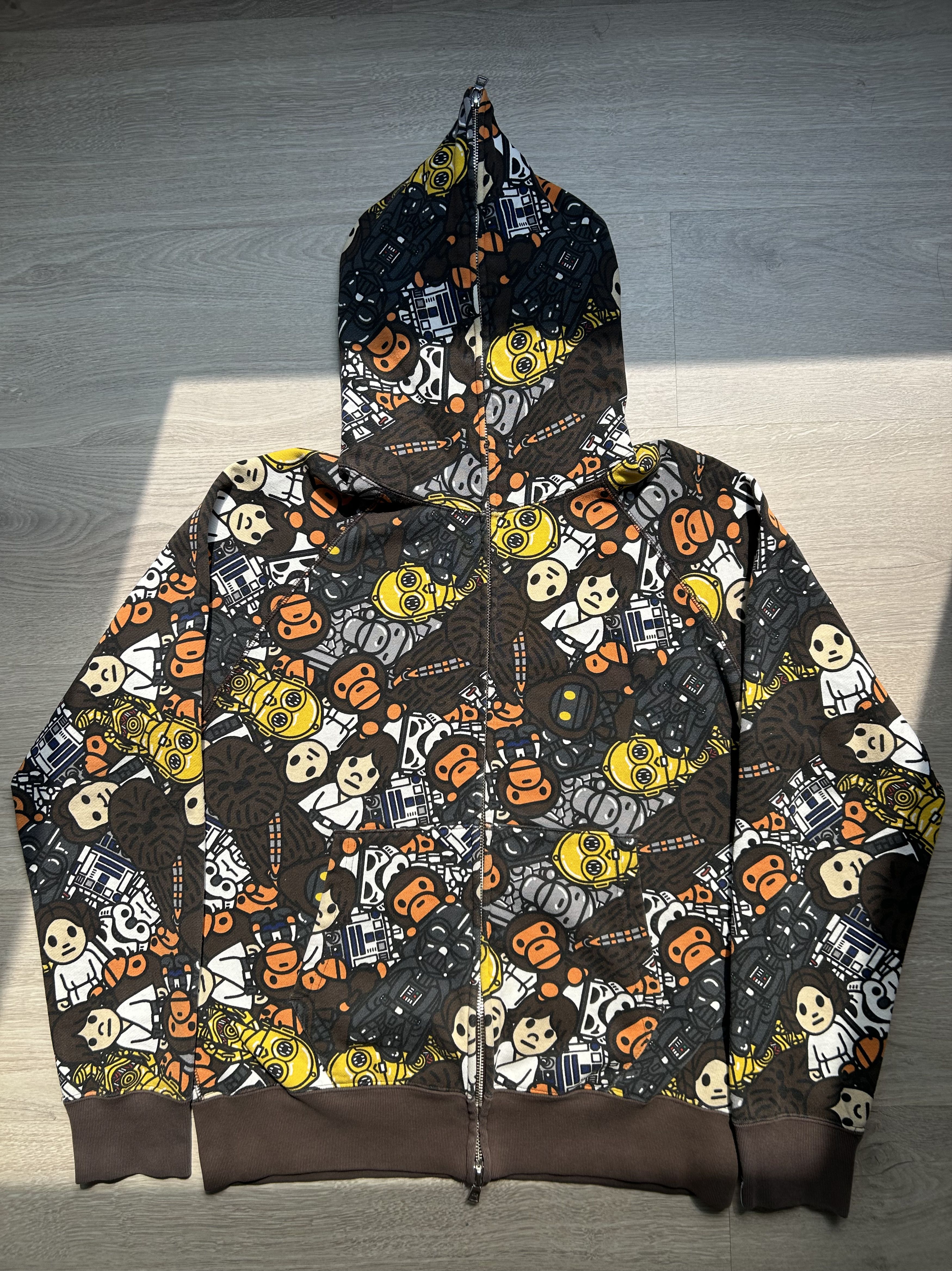 Bape A Bathing Ape x Star Wars Milo full zip hoodie [Size M] Size US M / EU 48-50 / 2 - 1 Thumbnail