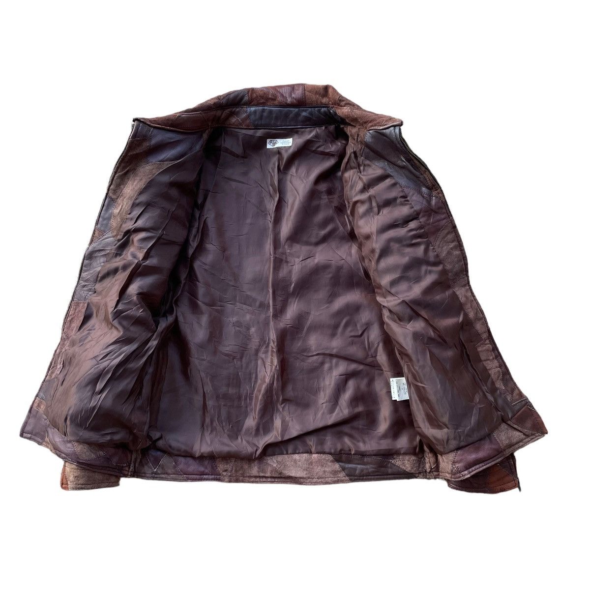 Leather Vintage ASW Patchwork Pigskin Leather Jacket Size M / US 6-8 / IT 42-44 - 21 Thumbnail