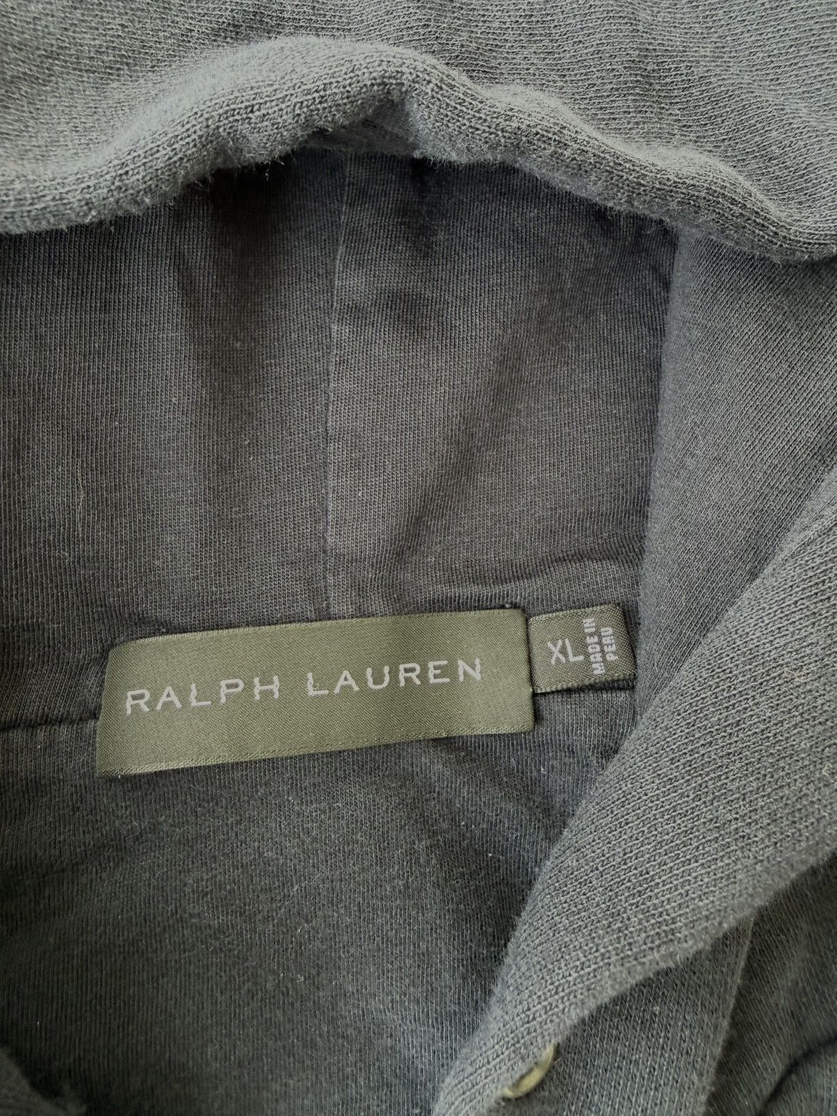 Ralph Lauren Black Label Ralph Lauren Black Label Navy Zip-Up Hoodie Size US XL / EU 56 / 4 - 6 Thumbnail