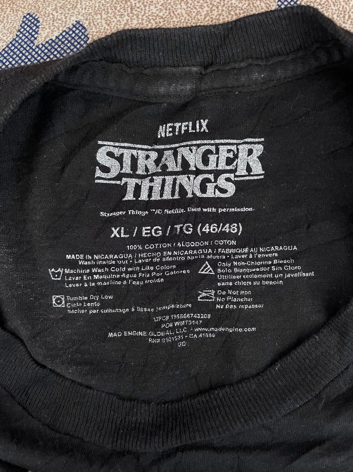 Vintage HELLFIRE CLUB STRANGER THINGS Size US XL / EU 56 / 4 - 4 Thumbnail
