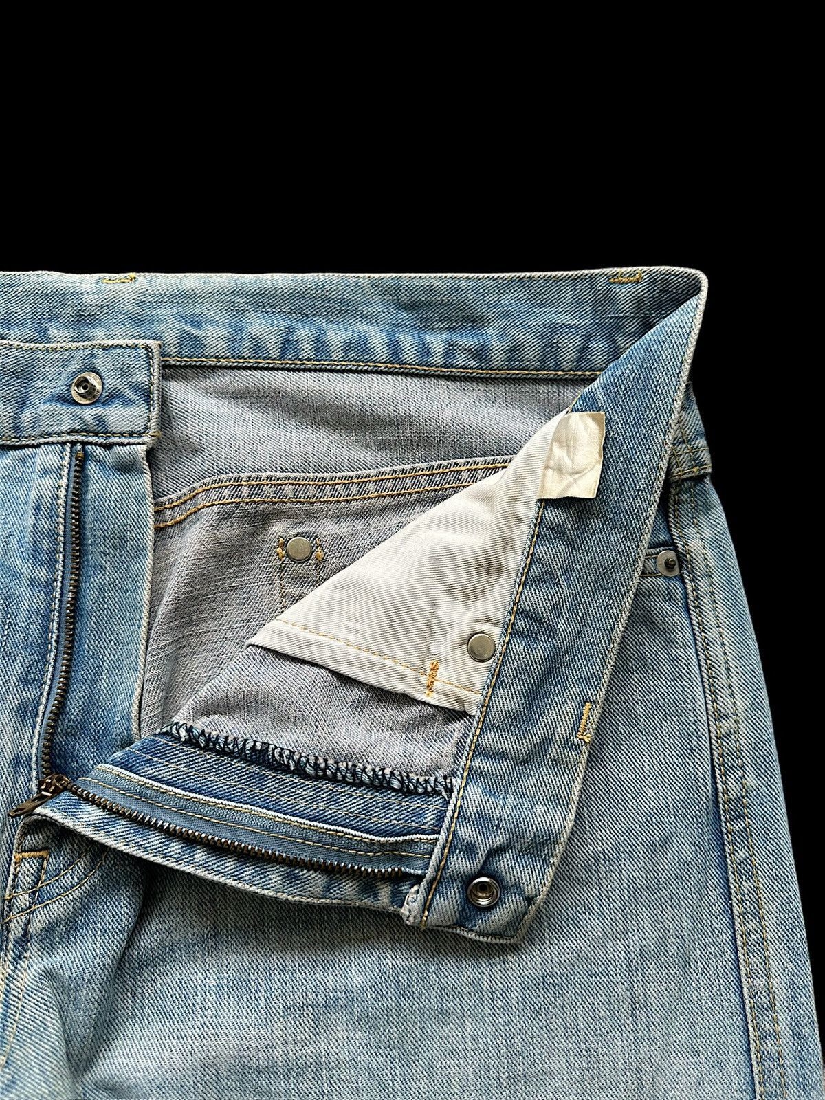 Japanese Brand 00's Rinn Fooun Purple by Takeshi Wakabashi rework jeans Size US 35 - 6 Thumbnail
