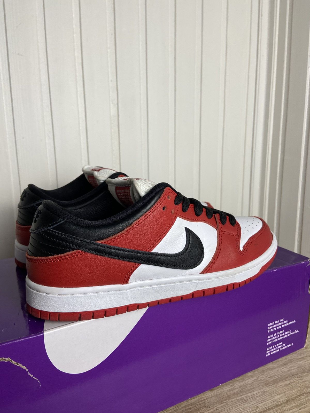 Nike Used Nike SB Dunk Low Pro "J-Pack Chicago" Size 7US/40EU Size US 7 / EU 40 - 6 Thumbnail
