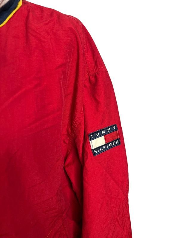 Tommy Hilfiger × Vintage VINTAGE TOMMY HILFIGER RED JACKET – SIZE L Size US L / EU 52-54 / 3 - 3 Thumbnail