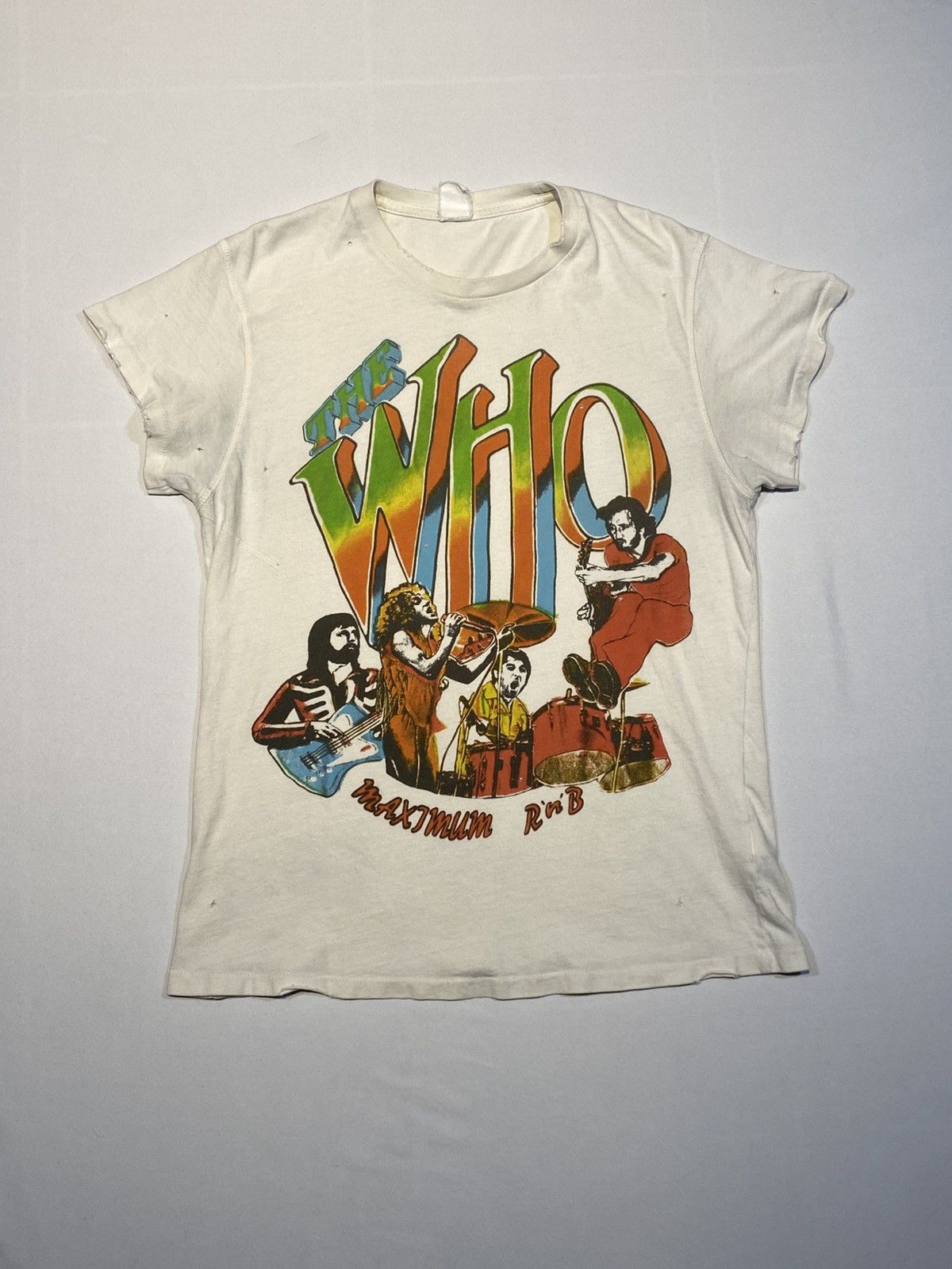Band Tees Vintage Thrashed The Who Graphic TShirt Size US M / EU 48-50 / 2 - 2 Thumbnail