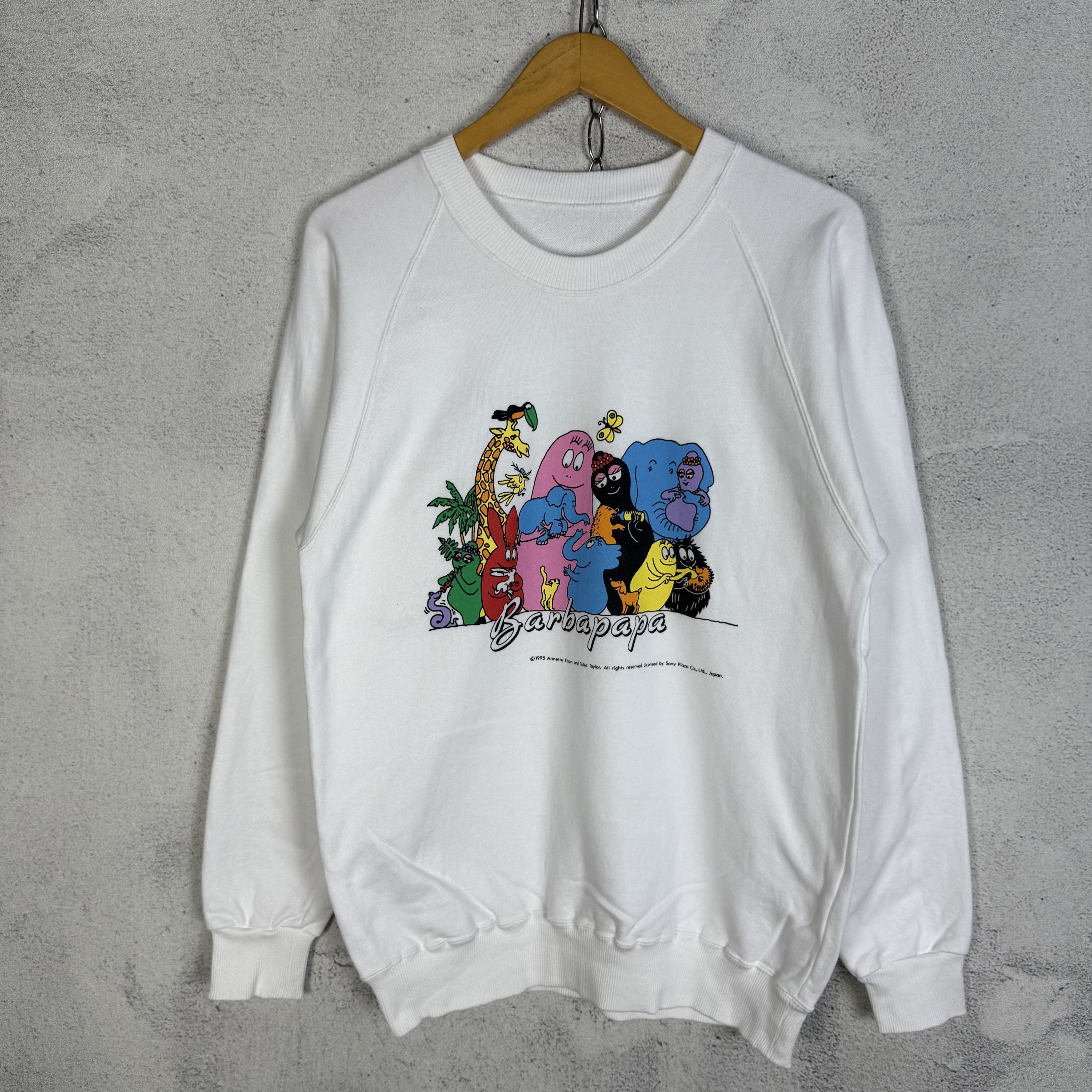 Vintage Vintage 1995 Barbapapa Sweatshirt Crewneck Size US M / EU 48-50 / 2 - 1 Thumbnail