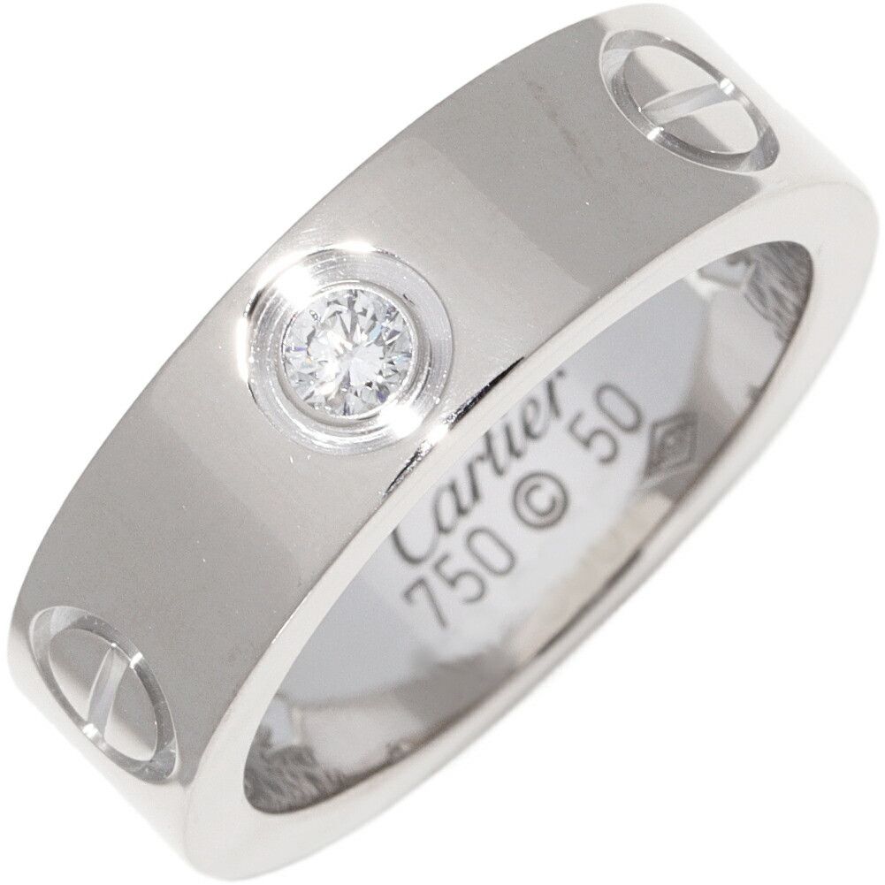Cartier Cartier Cartier K18WG Love Ring Ring B40325 Size 10 Metal Ring B40325 DUTY FREE for USA Size ONE SIZE - 1 Thumbnail