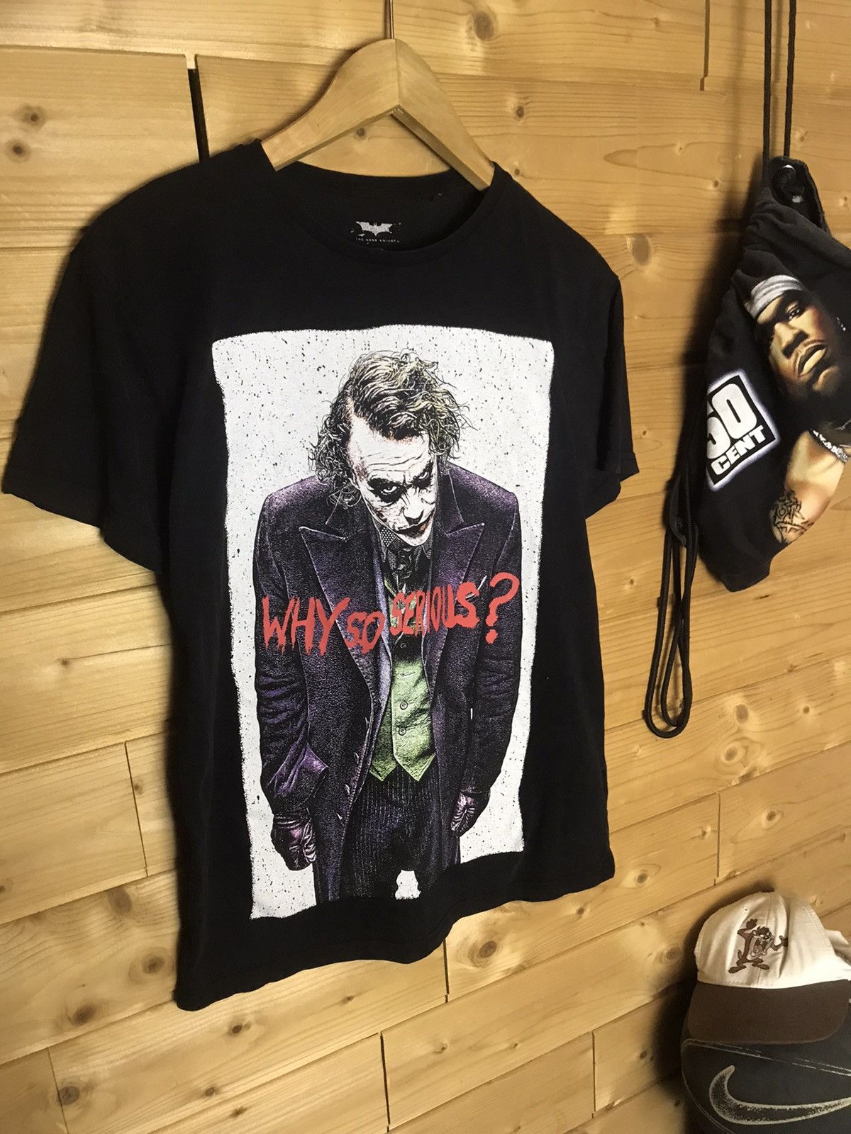 DC Comics The Dark Knight Joker light fade t-shirt Size US M / EU 48-50 / 2 - 3 Thumbnail