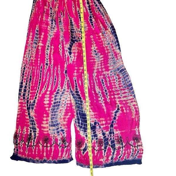 Vintage Vintage embroidered batik tie dye two piece set Size 30" / US 8 / IT 44 - 7 Thumbnail