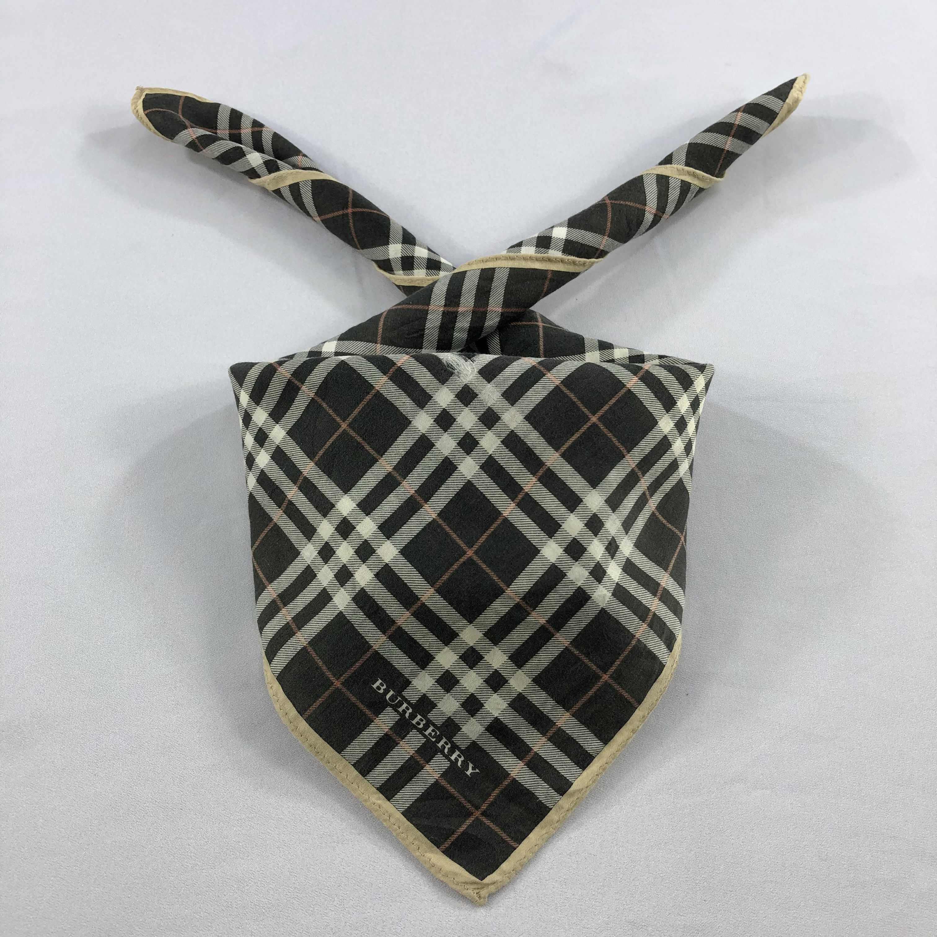 Burberry × Vintage Burberry Handkerchief / Neckerchief / Bandana Size ONE SIZE - 1 Thumbnail