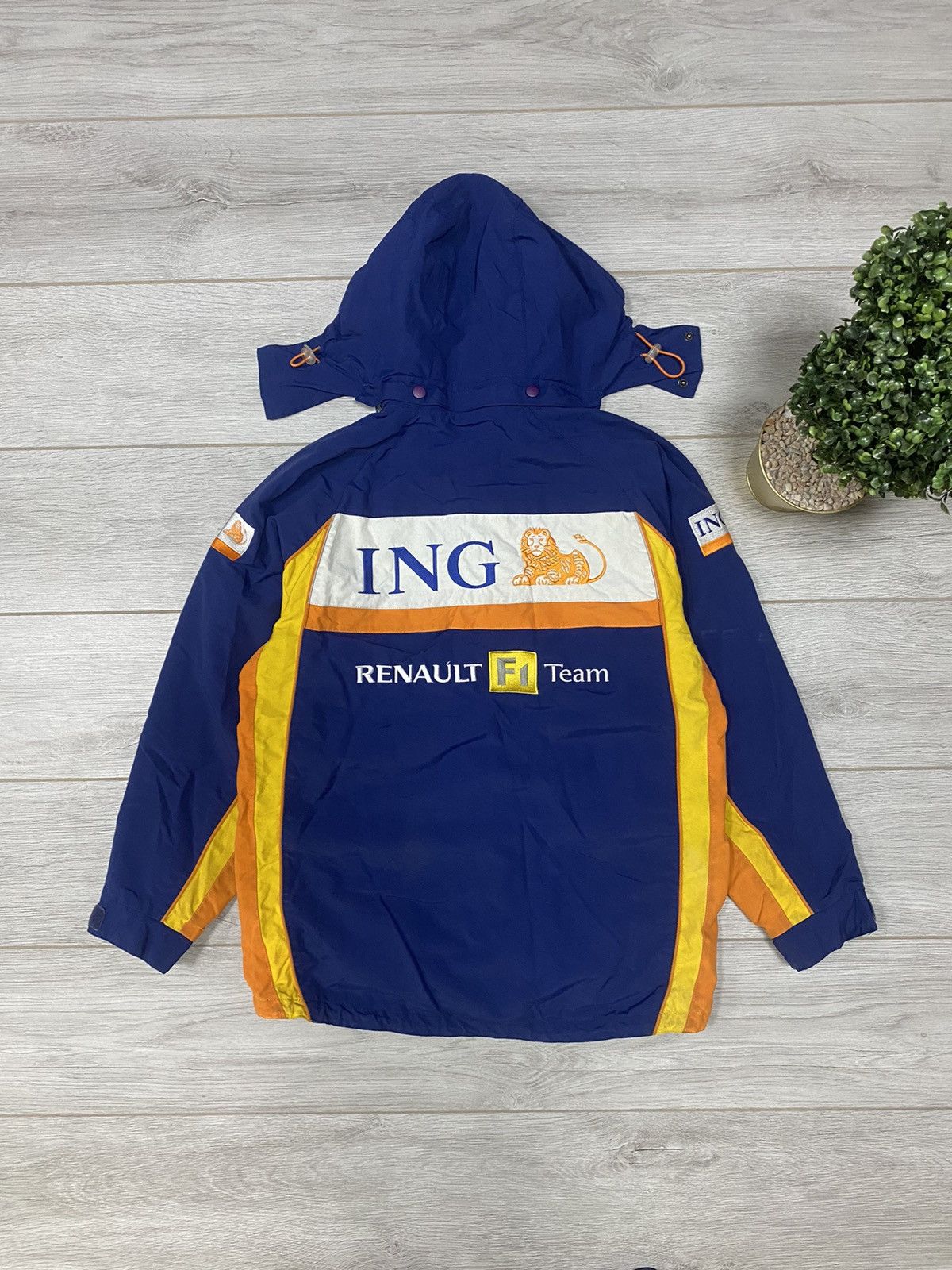 NASCAR Renault F1 ING Team vintage racing jacket windbreaker Size US S / EU 44-46 / 1 - 8 Thumbnail