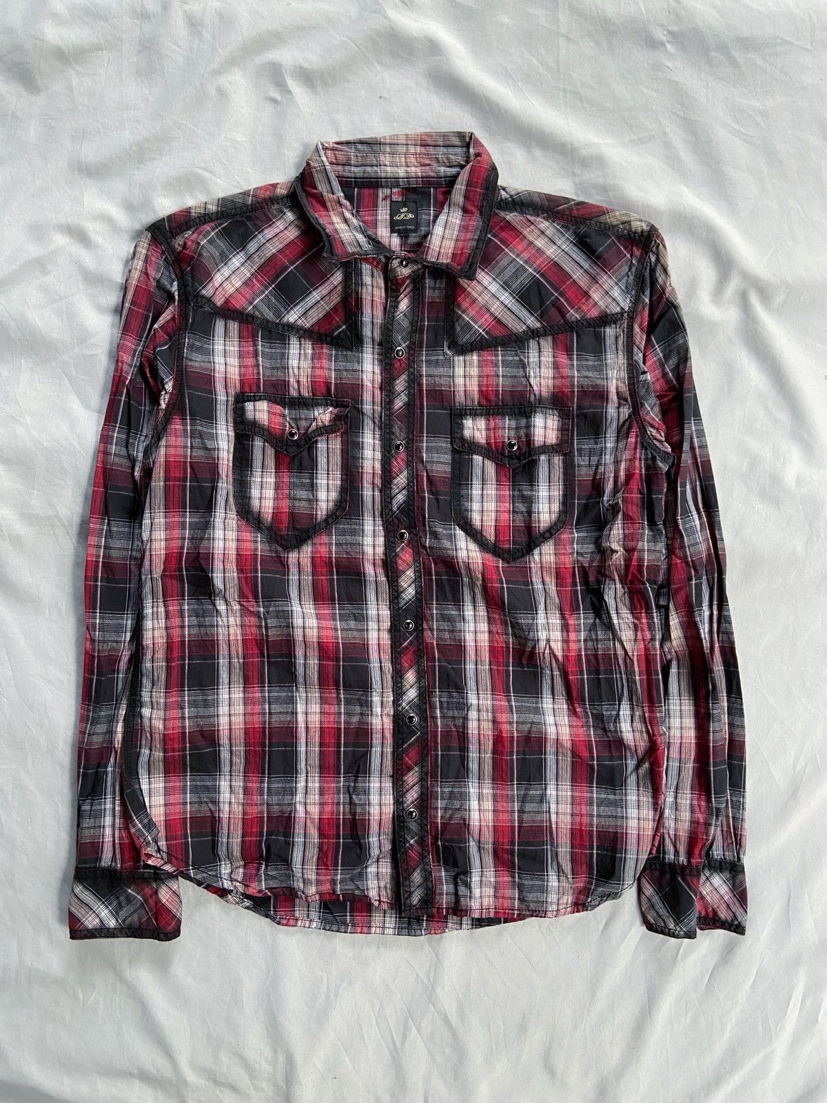 semanticdesign 🌸SEMANTIC DESIGN CASUAL PLAID BUTTON DOWN SHIRT Size US M / EU 48-50 / 2 - 1 Thumbnail