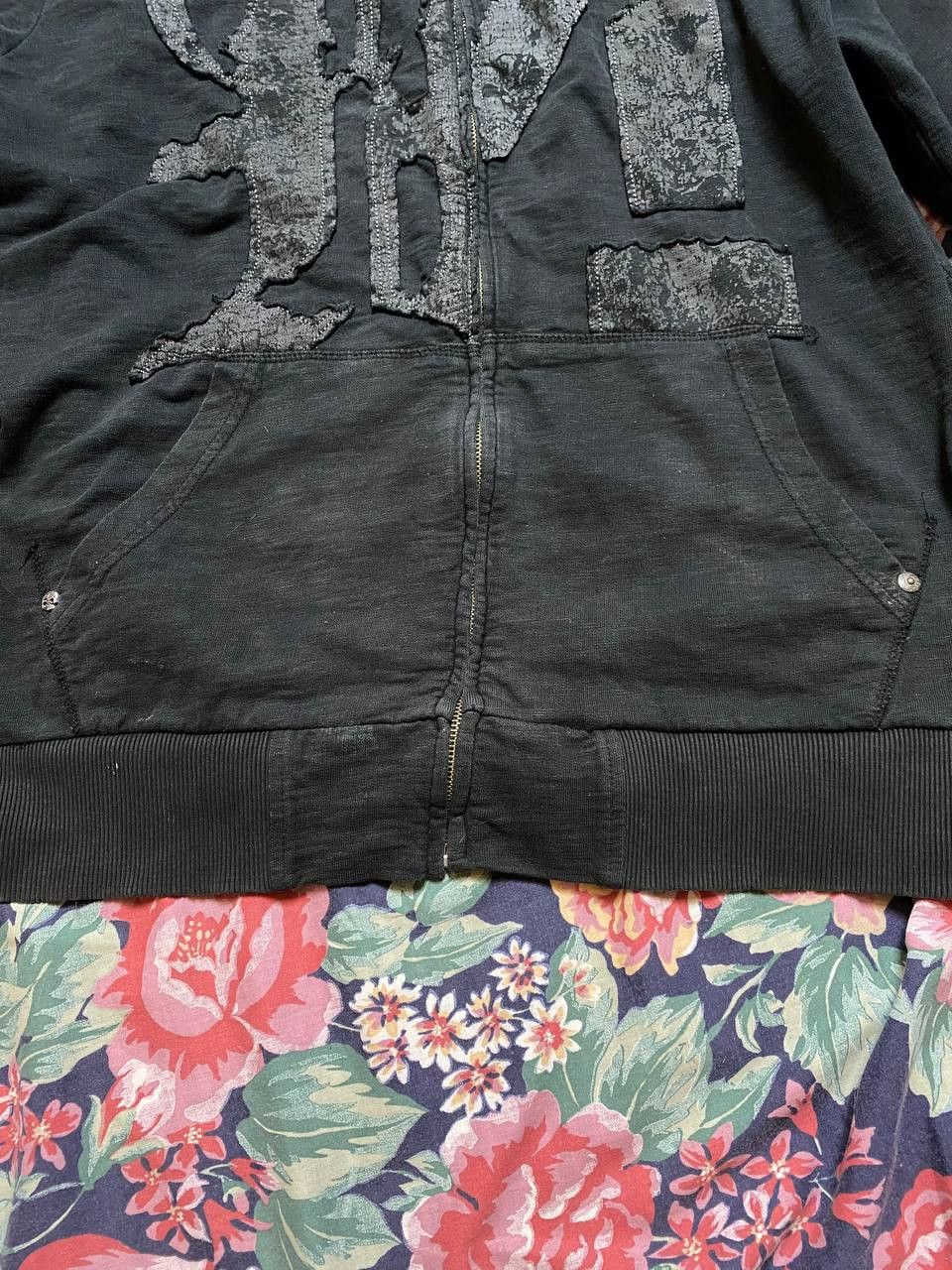Marc Ecko Marc Ecko Patchwork Pullover Crewneck Zip Hoodie Size XL Size US XL / EU 56 / 4 - 12 Thumbnail
