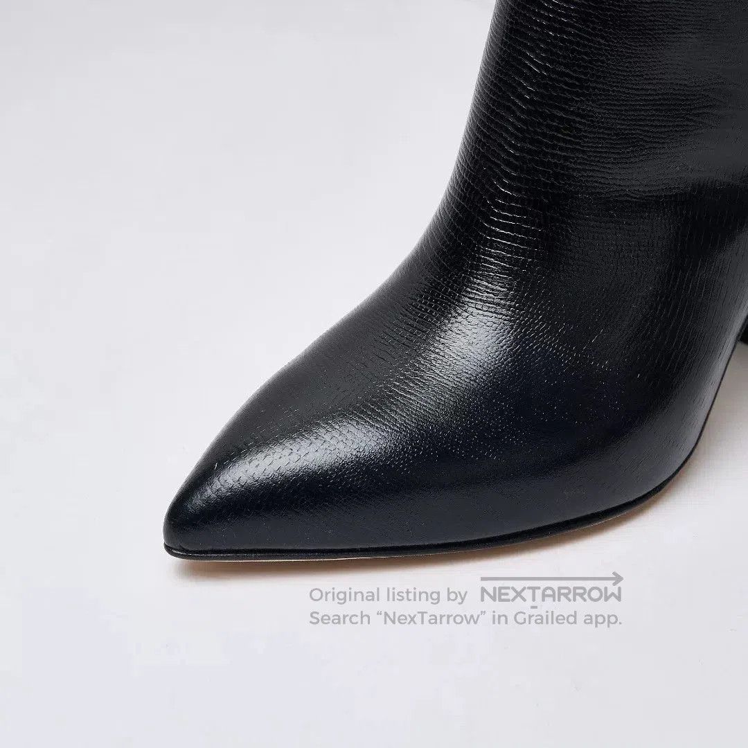 Paris Texas Paris Texas Croc Embossed Block Heel Boots. Size US 6 / IT 36 - 4 Thumbnail