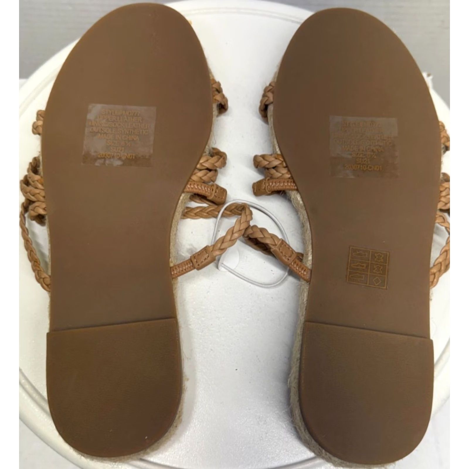 Madewell Madewell Kathryn Slide Espadrille Braided Leather Flat Sandal Women Size 6.5 NEW Size US 7 / IT 37 - 3 Thumbnail