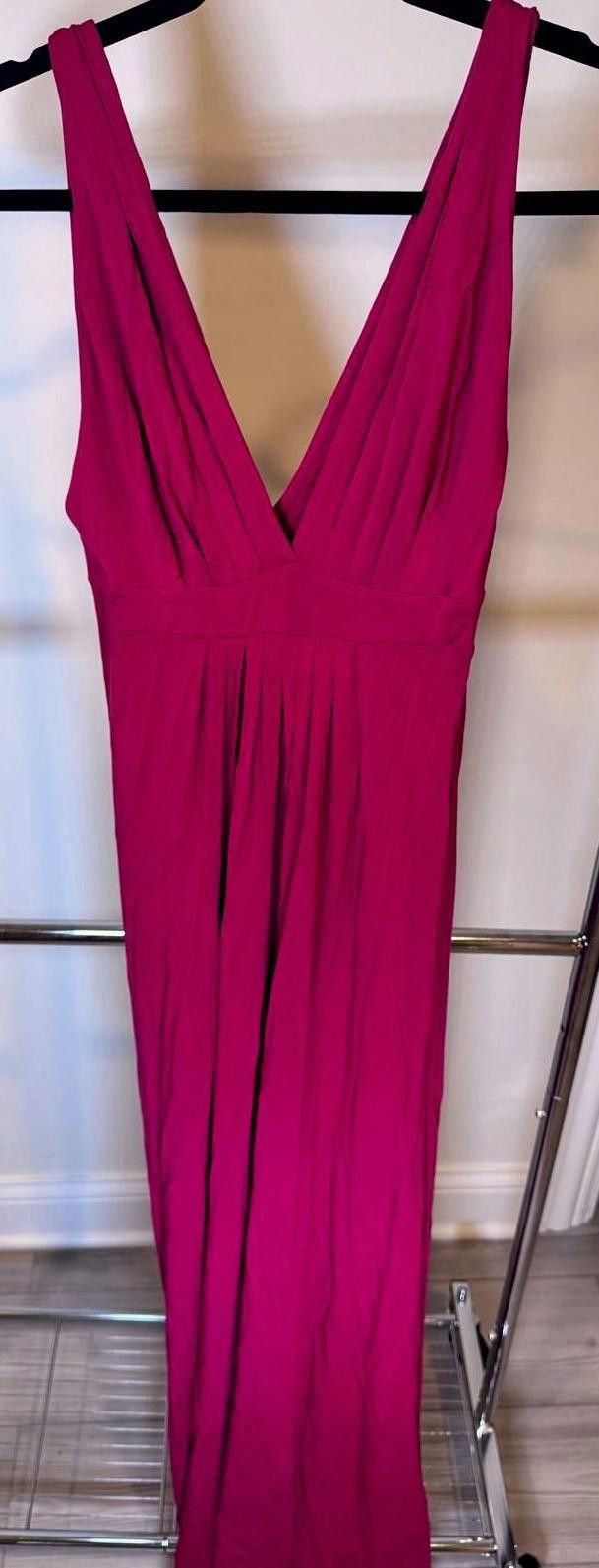 Voodoo Tactical Tart Fuchsia Maxi Dress, Size L Size L / US 10 / IT 46 - 2 Thumbnail