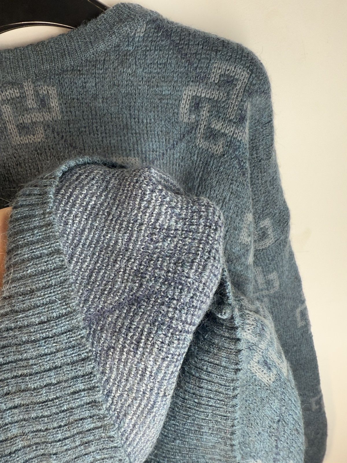 Yves Saint Laurent 1990s YSL Sweater Wool Soft Knitted Vintage Sweatshirt Size US XL / EU 56 / 4 - 9 Thumbnail