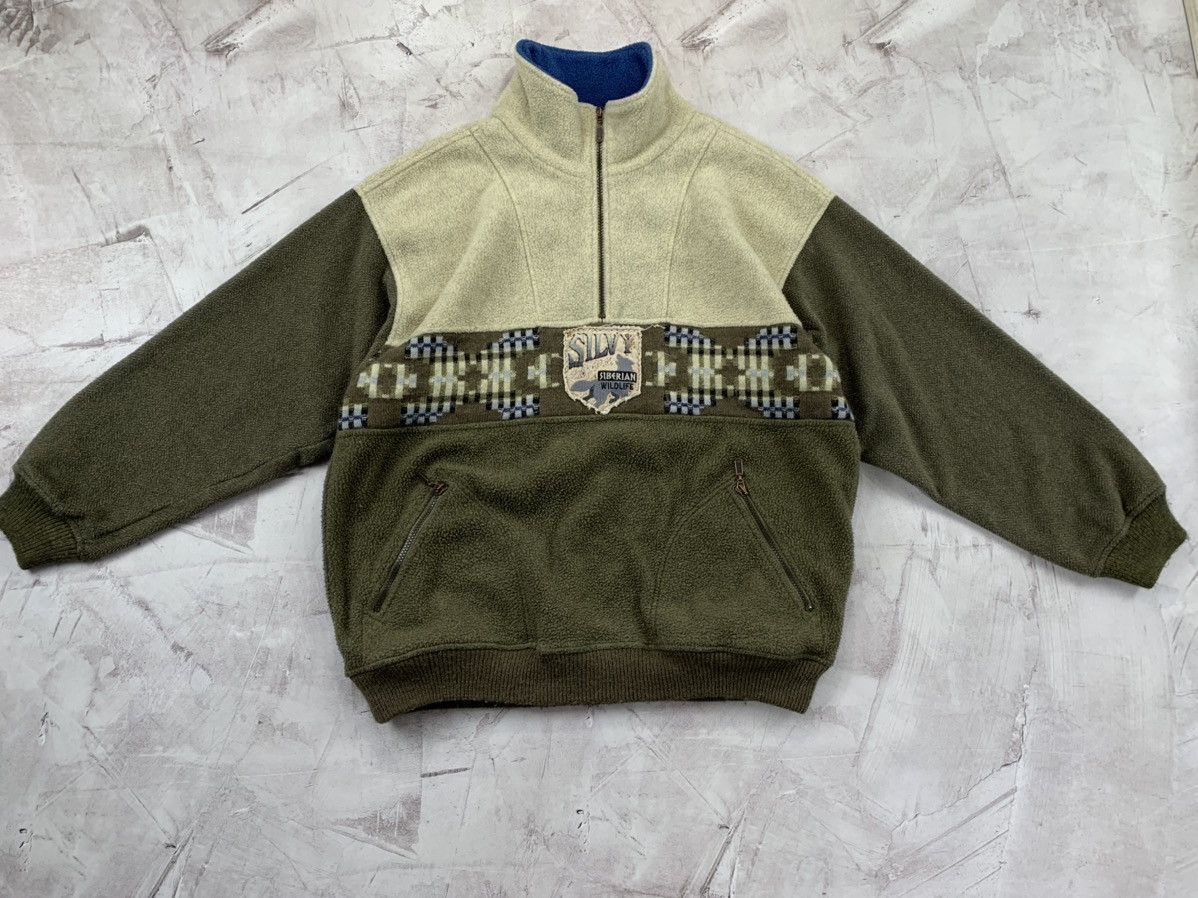 Vintage Mens vintage fleece jacket Walking Silvy Size L Size US L / EU 52-54 / 3 - 1 Thumbnail