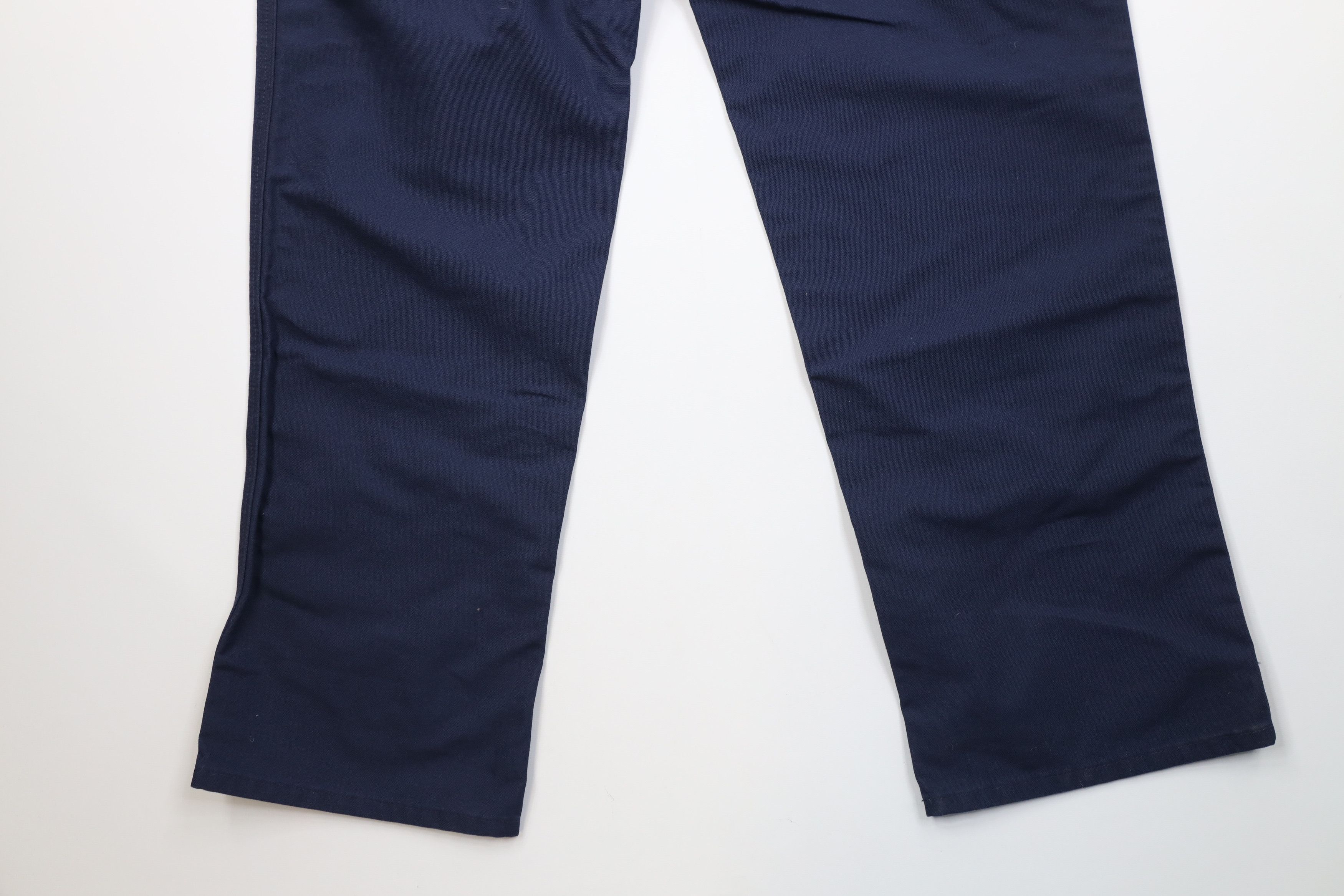 Carhartt Vintage Y2K Carhartt Wide Leg Dungaree Pants Navy Blue Size US 38 / EU 54 - 11 Thumbnail