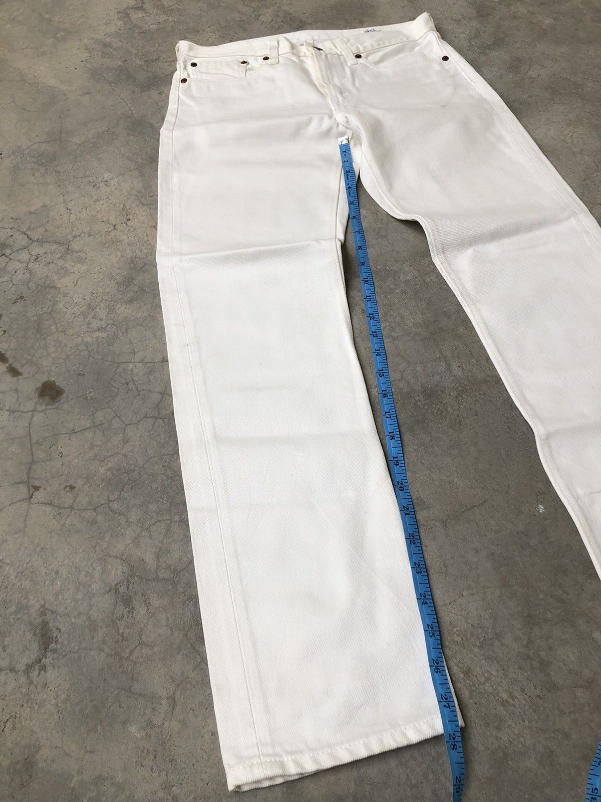 Orslow Orslow 107 Ivy Fit Denim White Size US 29 - 14 Thumbnail