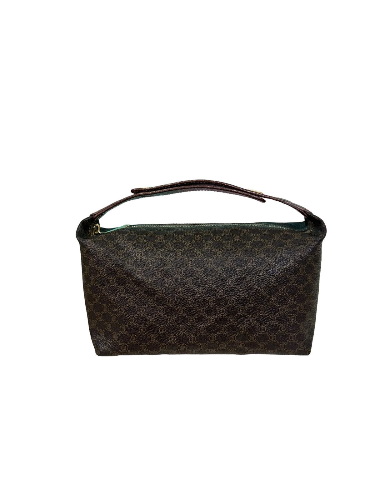 Celine AUTHENTIC CELINE MACADAM VANITY HAND/SHOULDER BAG Size ONE SIZE - 9 Thumbnail