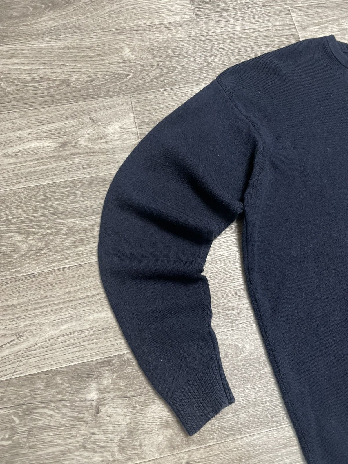 Lacoste Vintage Lacoste Navy Blue Cotton Sweater Size US L / EU 52-54 / 3 - 4 Thumbnail