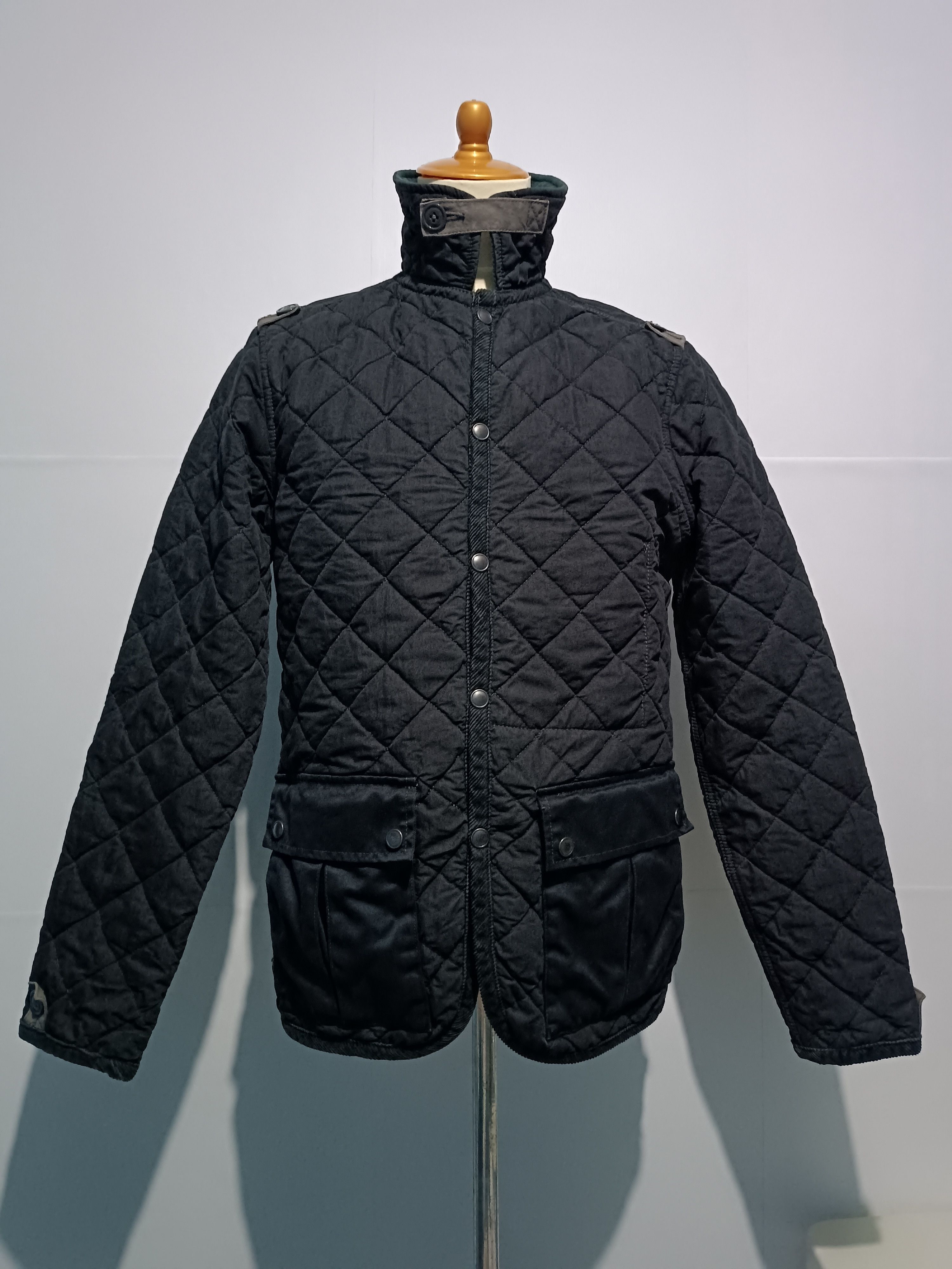 Japanese Brand × Johnbull × KOJIMA GENES John Bull Trouser Jacket Cotton Khaki Quilted Velcro Jacket Size US M / EU 48-50 / 2 - 1 Thumbnail