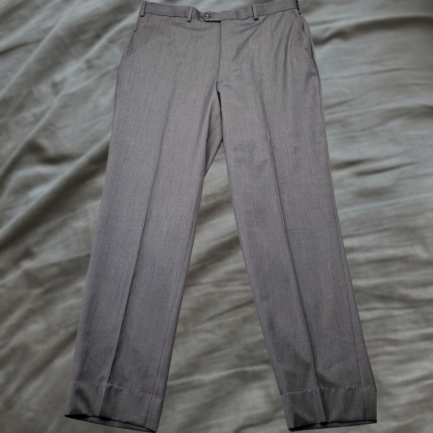 Jos. A. Bank Jos. A. Bank Dress Pants Mens 36x32 Charcoal Tailored Fit Formal Straight Leg Shirt Pants Womens? Size US 36 / EU 52 - 1 Thumbnail