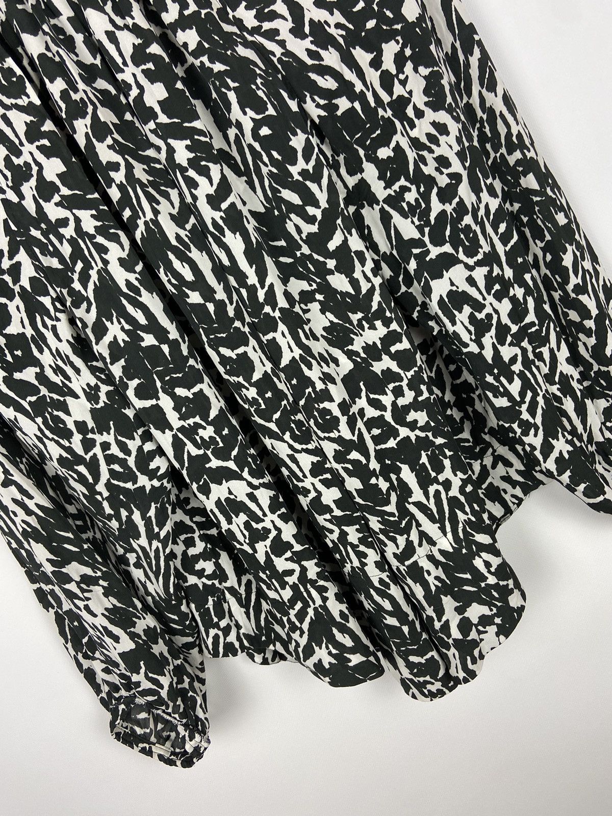 Designer × Isabel Marant Isabel Marant Silk Black and White Top Blouse Long Sleeve Size XS / US 0-2 / IT 36-38 - 17 Thumbnail