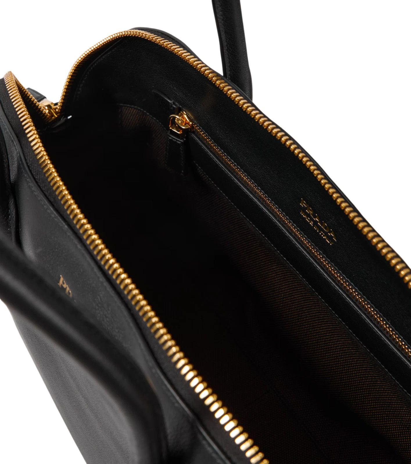 Prada PRADA Large $5000 Black Leather Tote Bag New & Authentic Size ONE SIZE - 2 Thumbnail