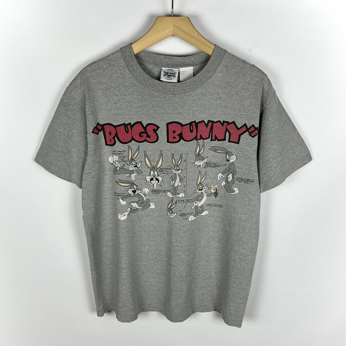 Vintage Vintage Looney Tunes Bugs Bunny Warner Bros tee 1994 Size US S / EU 44-46 / 1 - 1 Thumbnail