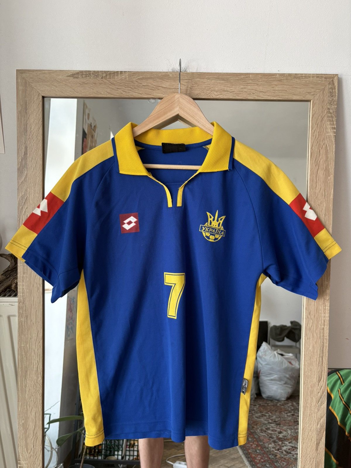 Lotto Sport Ukraine World Cup 2006 Home Jersey Andriy Shevchenko 7