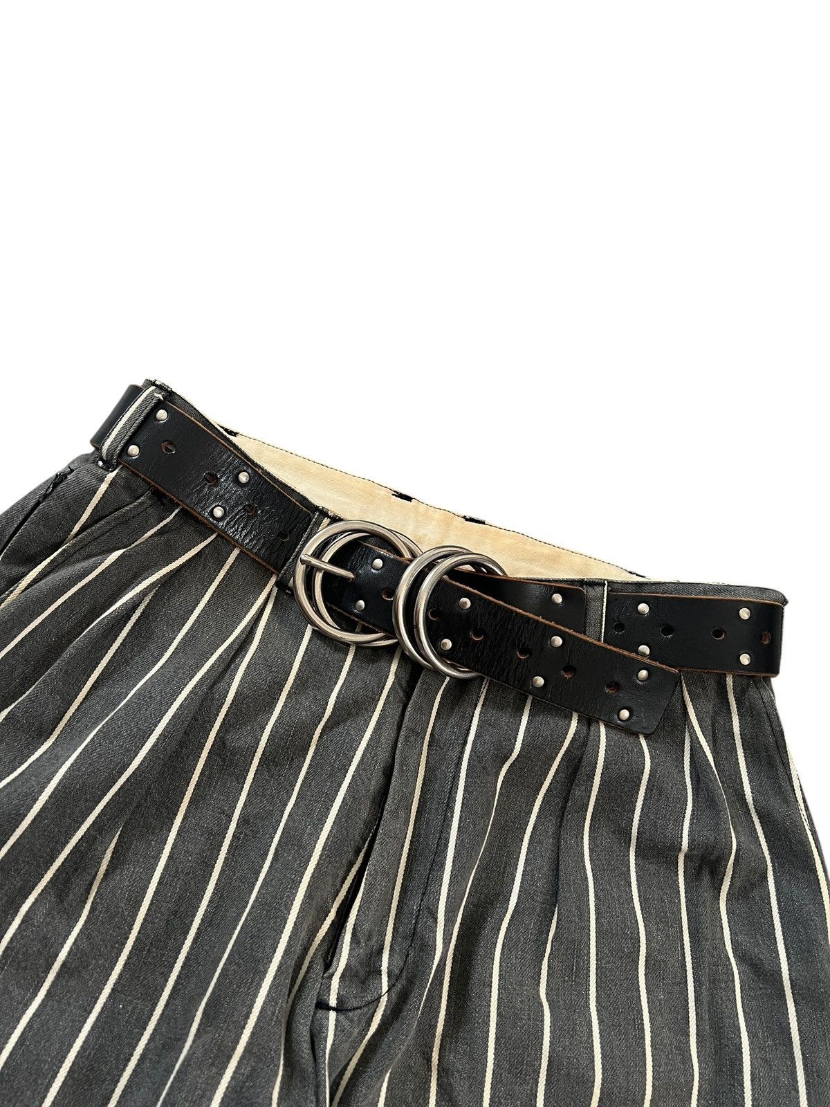 Yohji Yamamoto Vintage Y’s Yohji Yamamoto Studded Leather Belt Size 32 - 17 Thumbnail