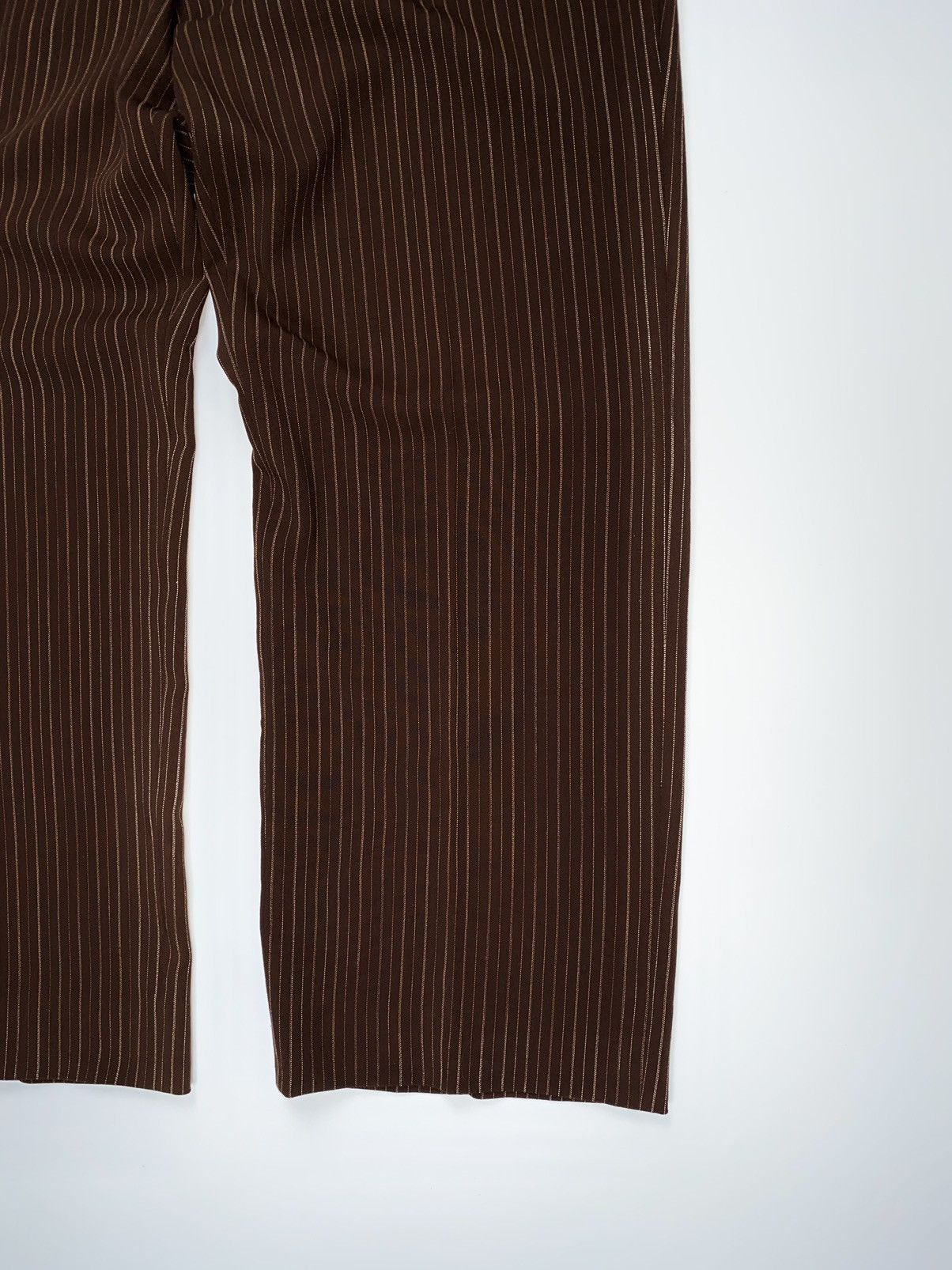 Givenchy 🚨 Selection De Givenchy Vintage Brown Striped Pants YLS RRL Size 36" / US 14 / IT 50 - 5 Thumbnail