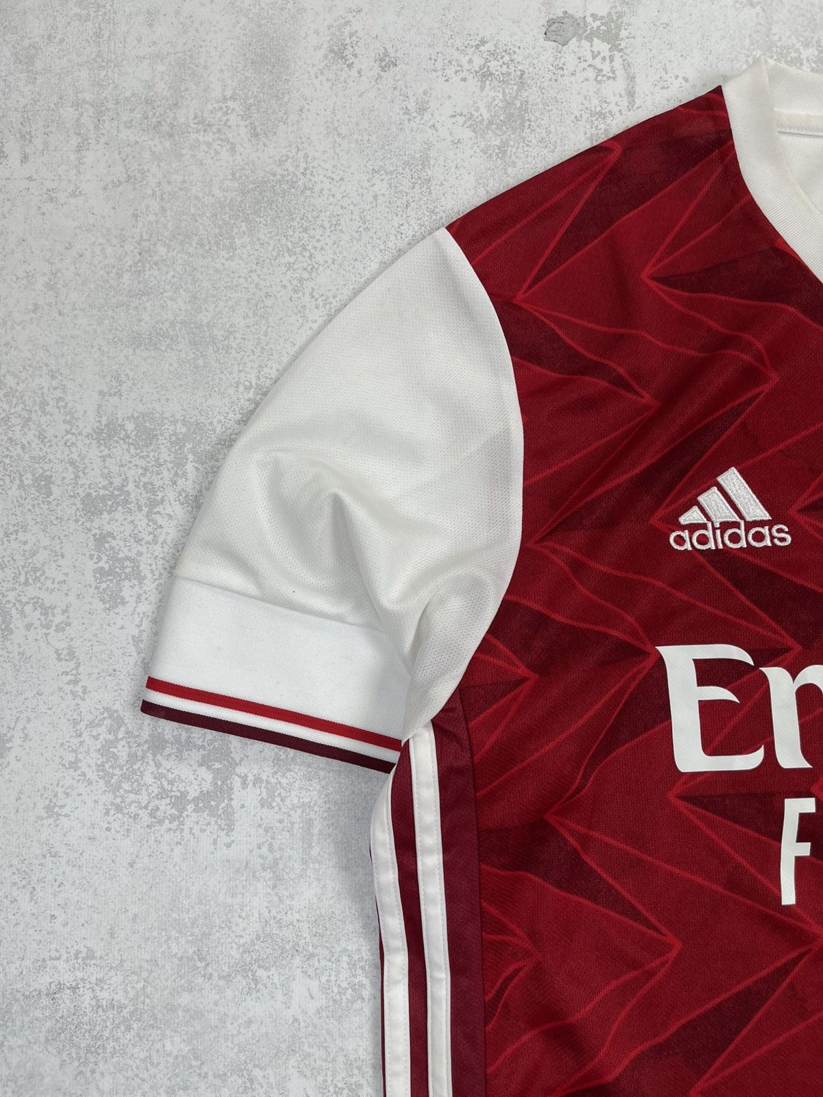 Adidas Arsenal 20/21 Home Jersey Art Deco Pattern AEROREADY Tech Size US L / EU 52-54 / 3 - 4 Thumbnail
