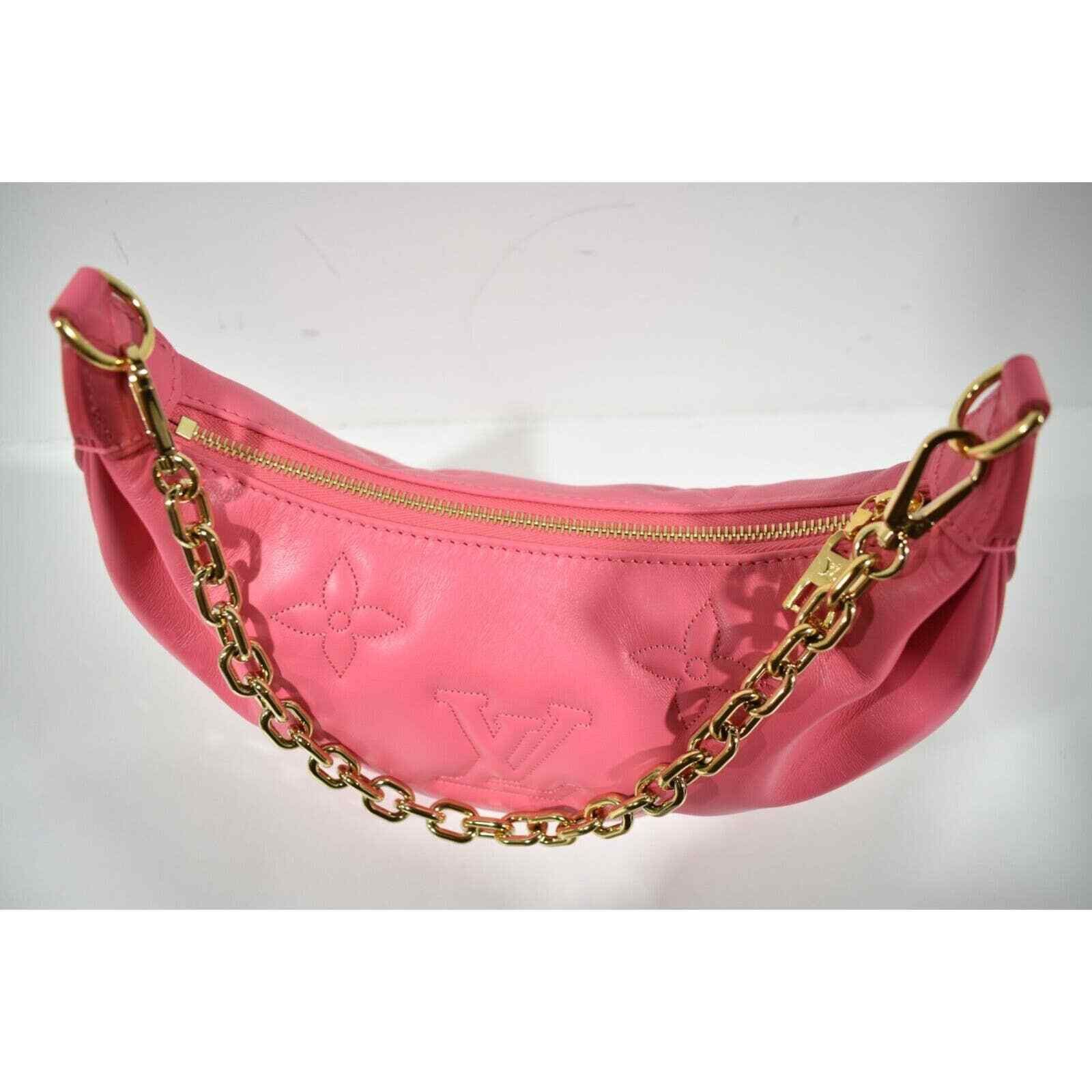Louis Vuitton Louis Vuitton Bubblegram Pink Chain Crossbody Shoulder Bag Size ONE SIZE - 11 Thumbnail