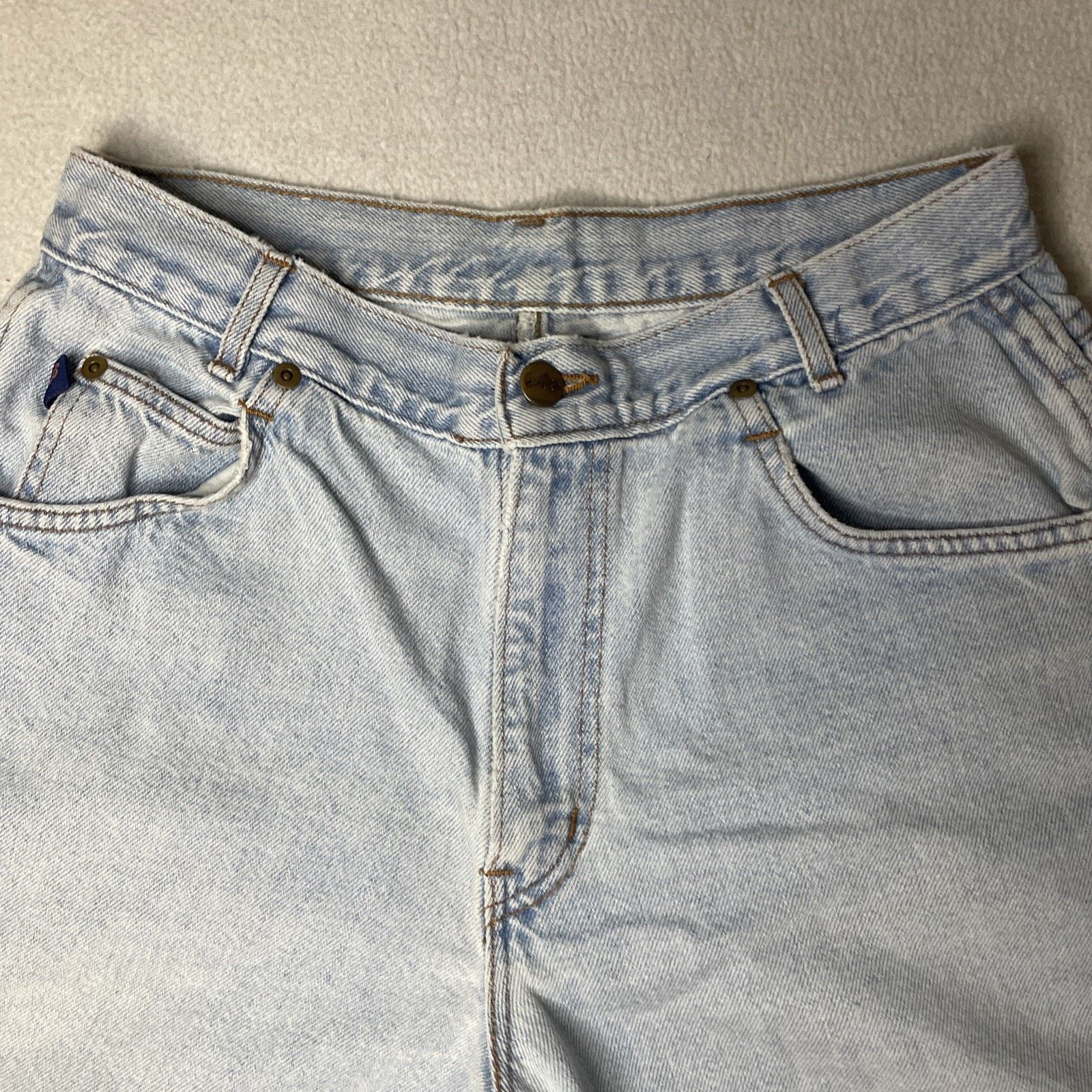 Other VTG 90s Chic Denim Shorts Size 13 High Waisted Light Wash Size 34" / US 12 / IT 48 - 4 Thumbnail
