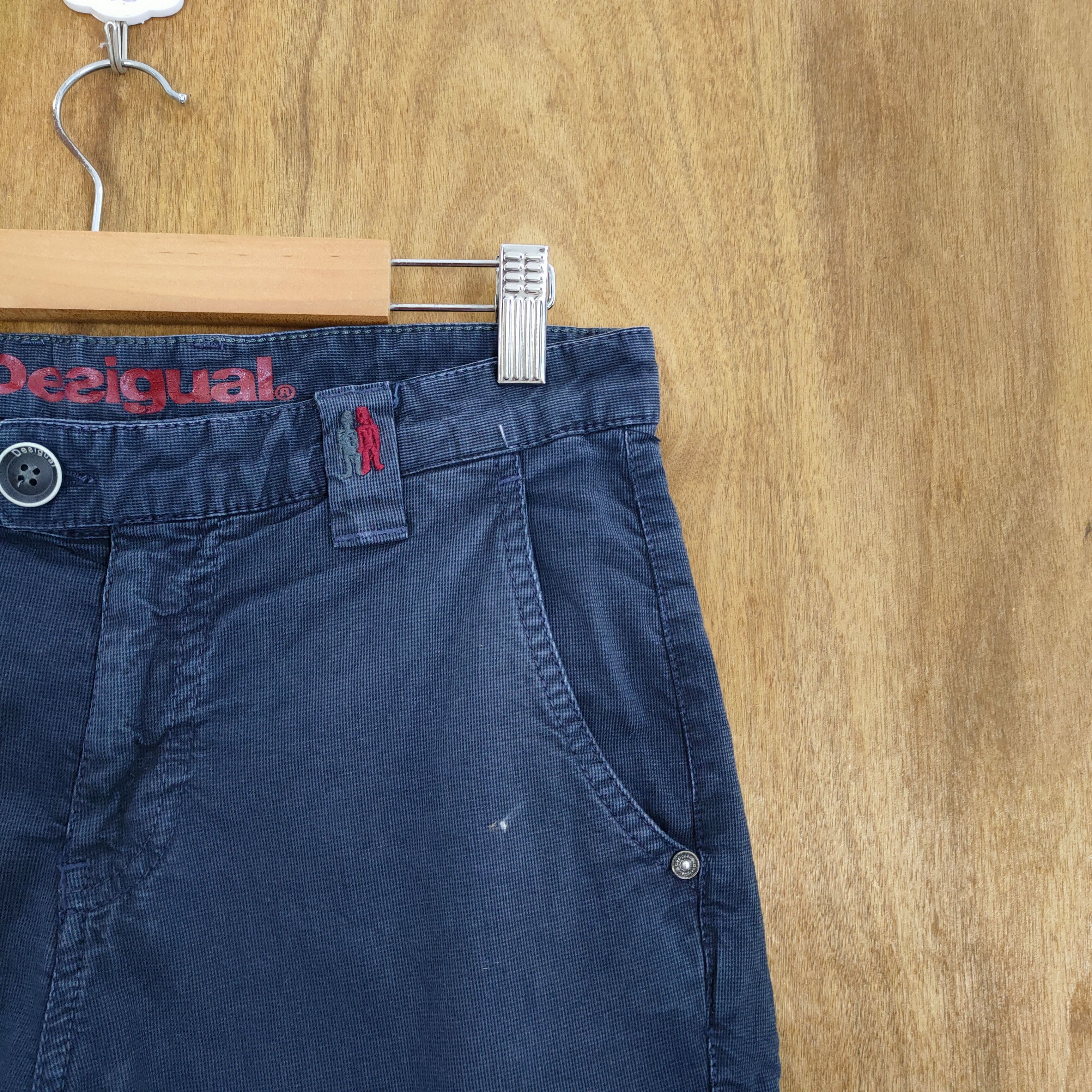 Desigual DESIGUAL DARK BLUE SKINNY CARGO PANTS Size US 30 / EU 46 - 5 Thumbnail