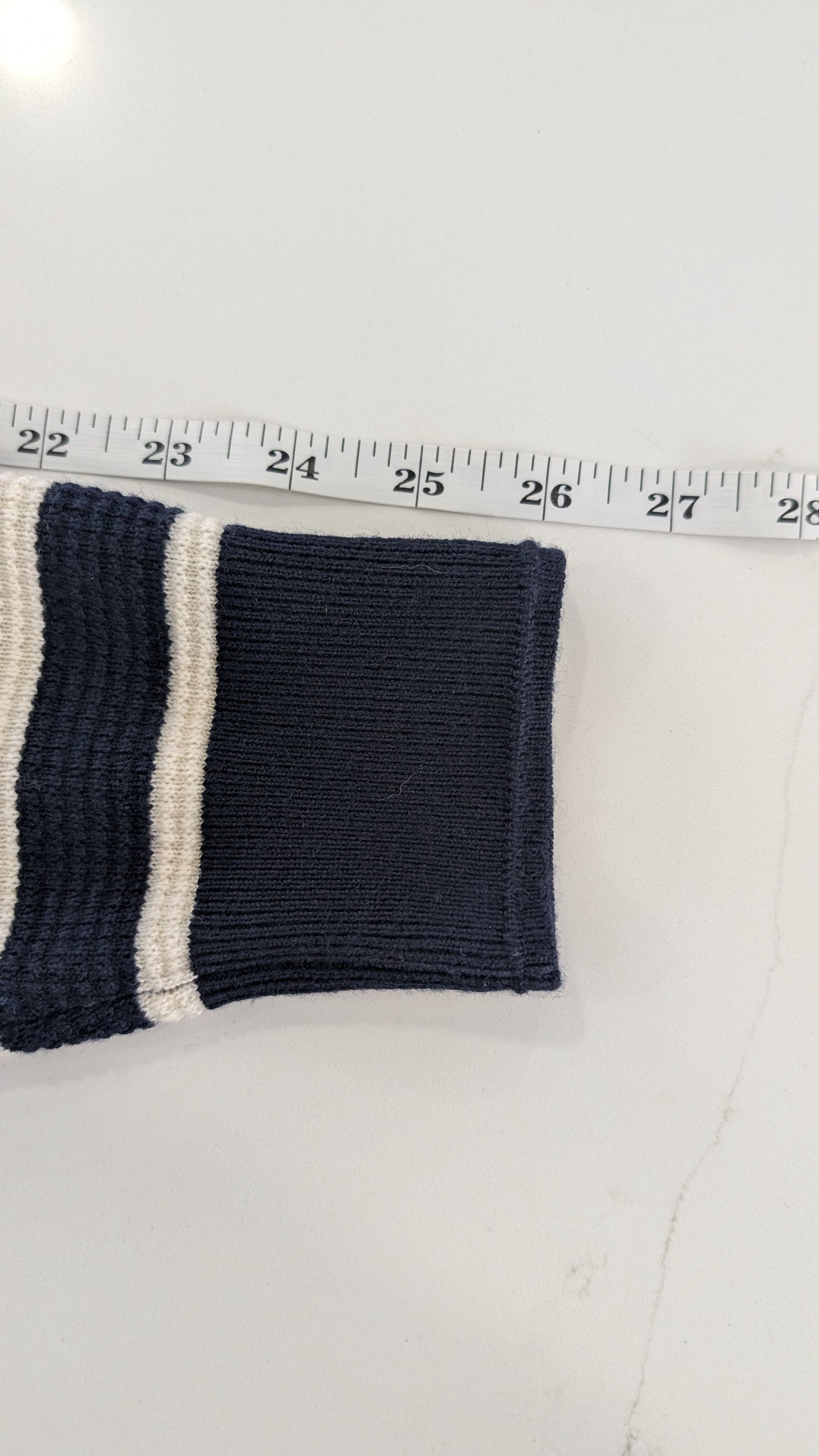 Todd Snyder ​Todd Snyder Stripe Waffle Merino Crew Sweater Thermal Size US S / EU 44-46 / 1 - 7 Thumbnail