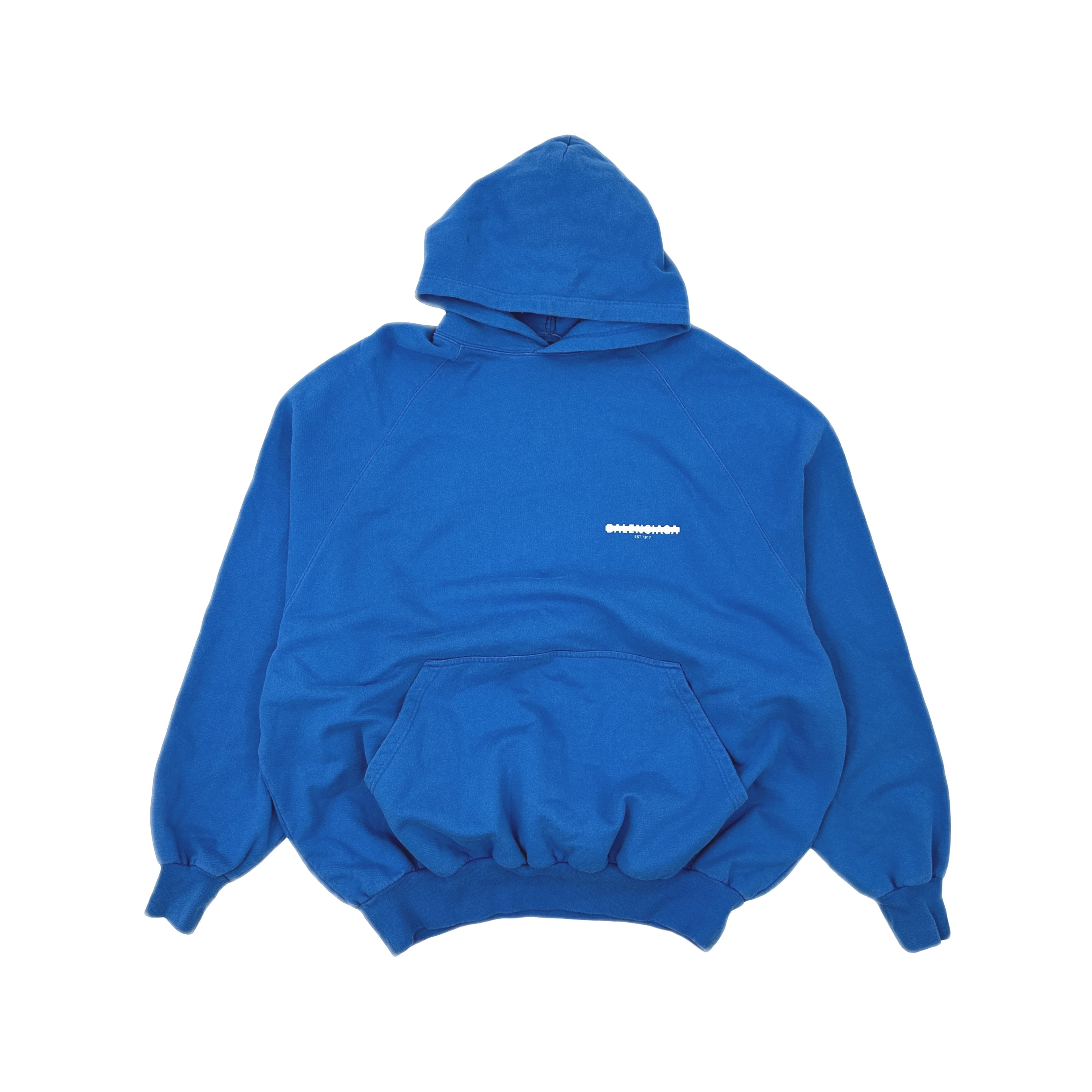 Balenciaga Balenciaga Logo Embroidered Hoodie Size 1 Size US S / EU 44-46 / 1 - 1 Thumbnail