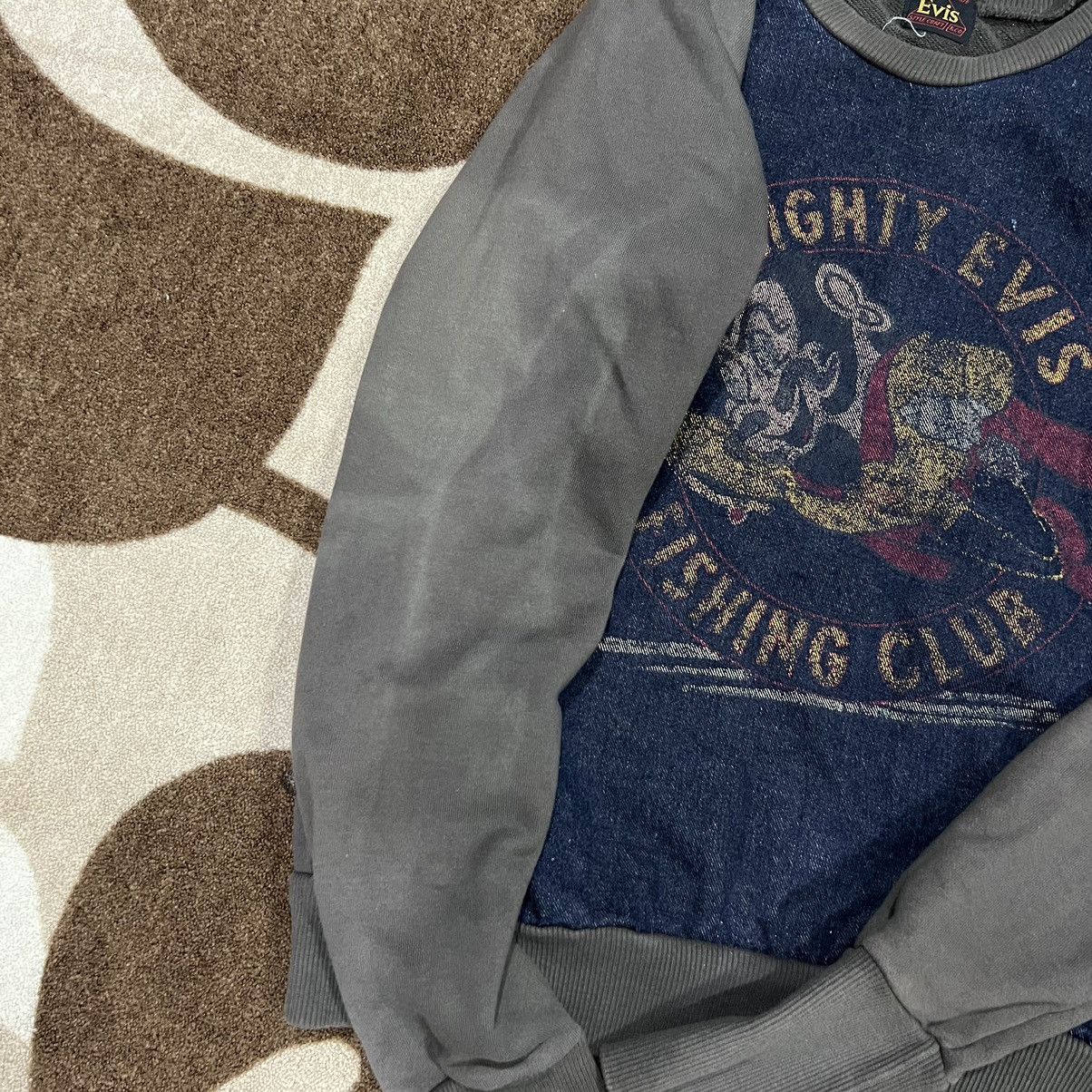 Evisu ❤️‍🔥Rare❤️‍🔥 Vintage Mighty Evis Evisu Sweatshirt Size US M / EU 48-50 / 2 - 8 Thumbnail