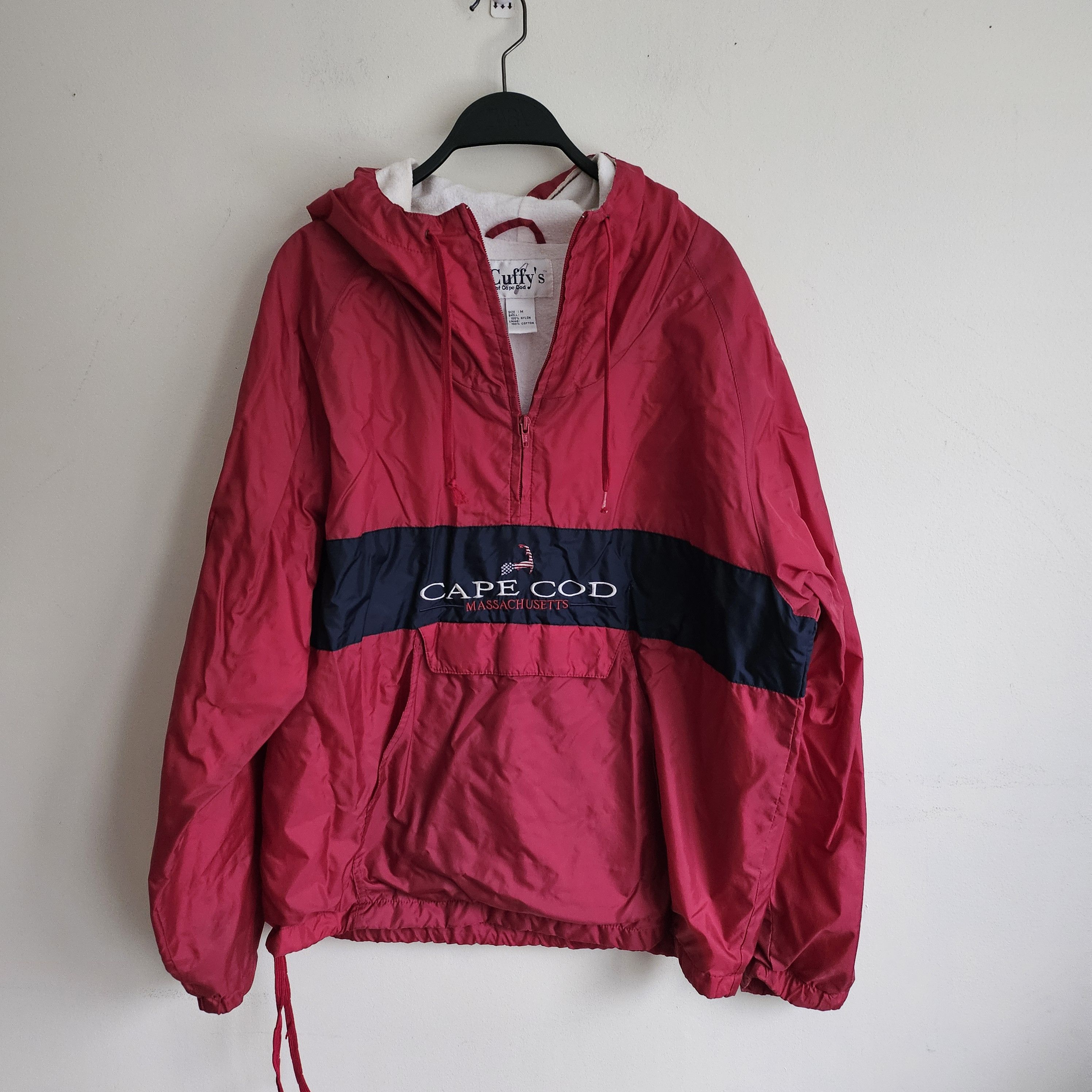 Vintage Cuffy's Cape Cod Nylon Jacket Men M Windbreaker 1/4 Zip Size US M / EU 48-50 / 2 - 2 Thumbnail