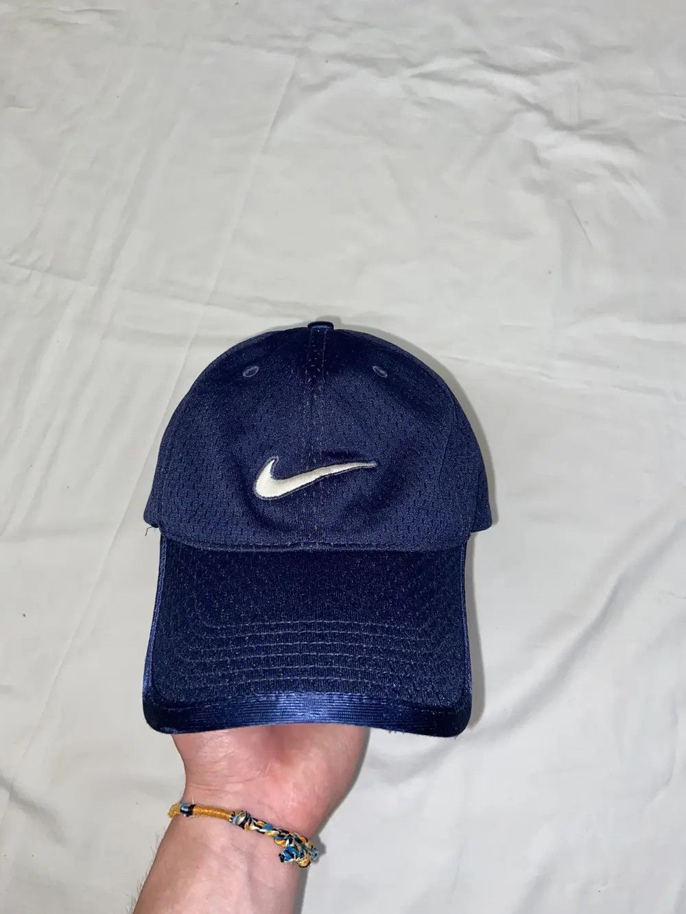 Nike VINTAGE 90S Y2K NIKE NYLON DRILL CAP HAT CENTER SWOOSH SKATE Size ONE SIZE - 8 Thumbnail