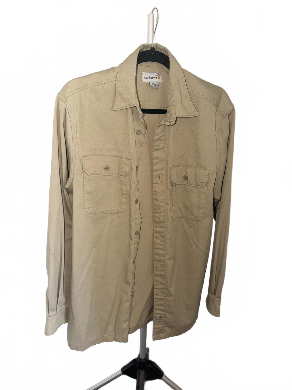 Carhartt Carhartt Beige Work Shirt - Size Small Size US 30 / EU 46 - 1 Thumbnail