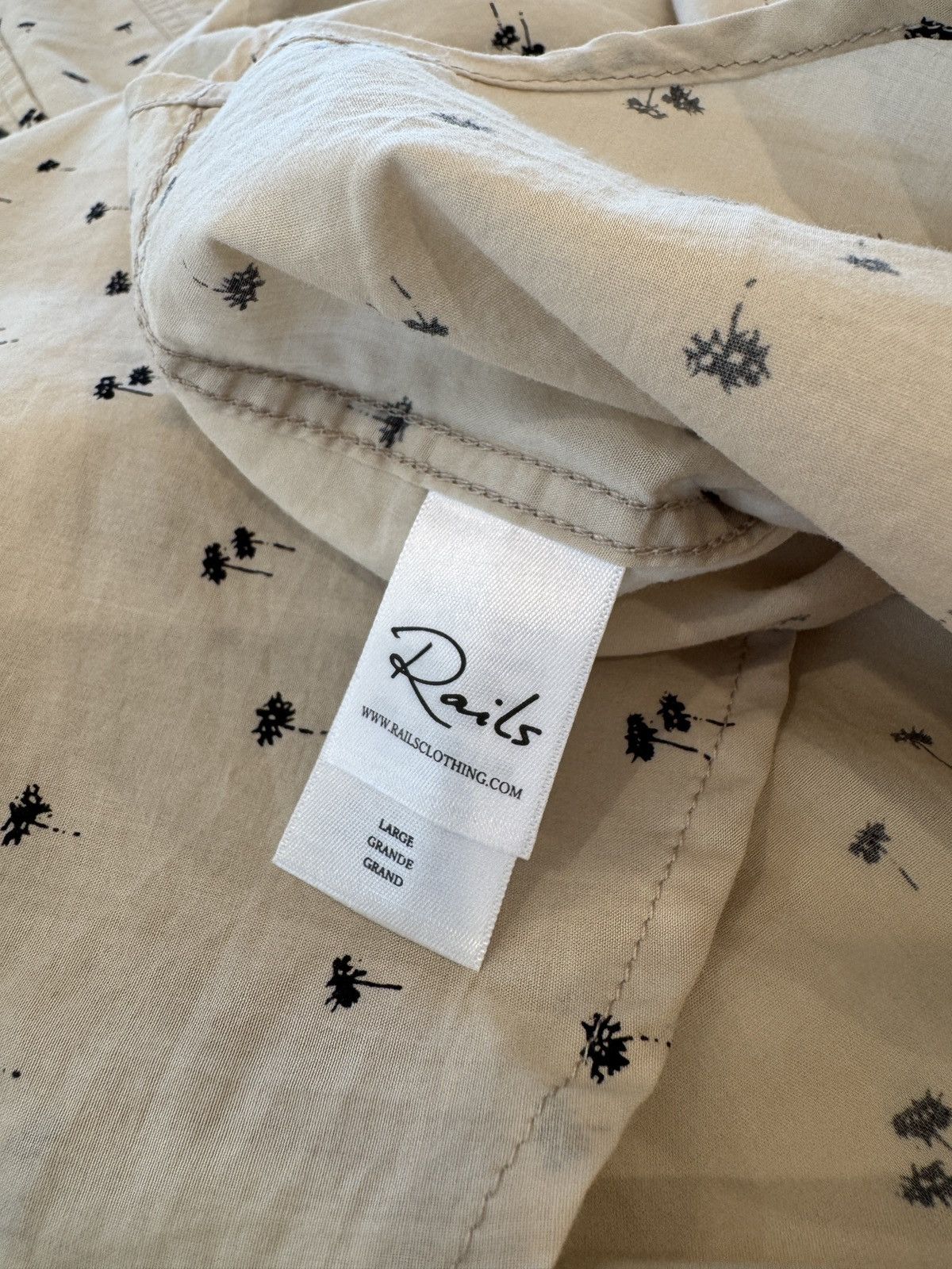Rails Rails Carson Palm Tree Shirt Size US L / EU 52-54 / 3 - 3 Thumbnail