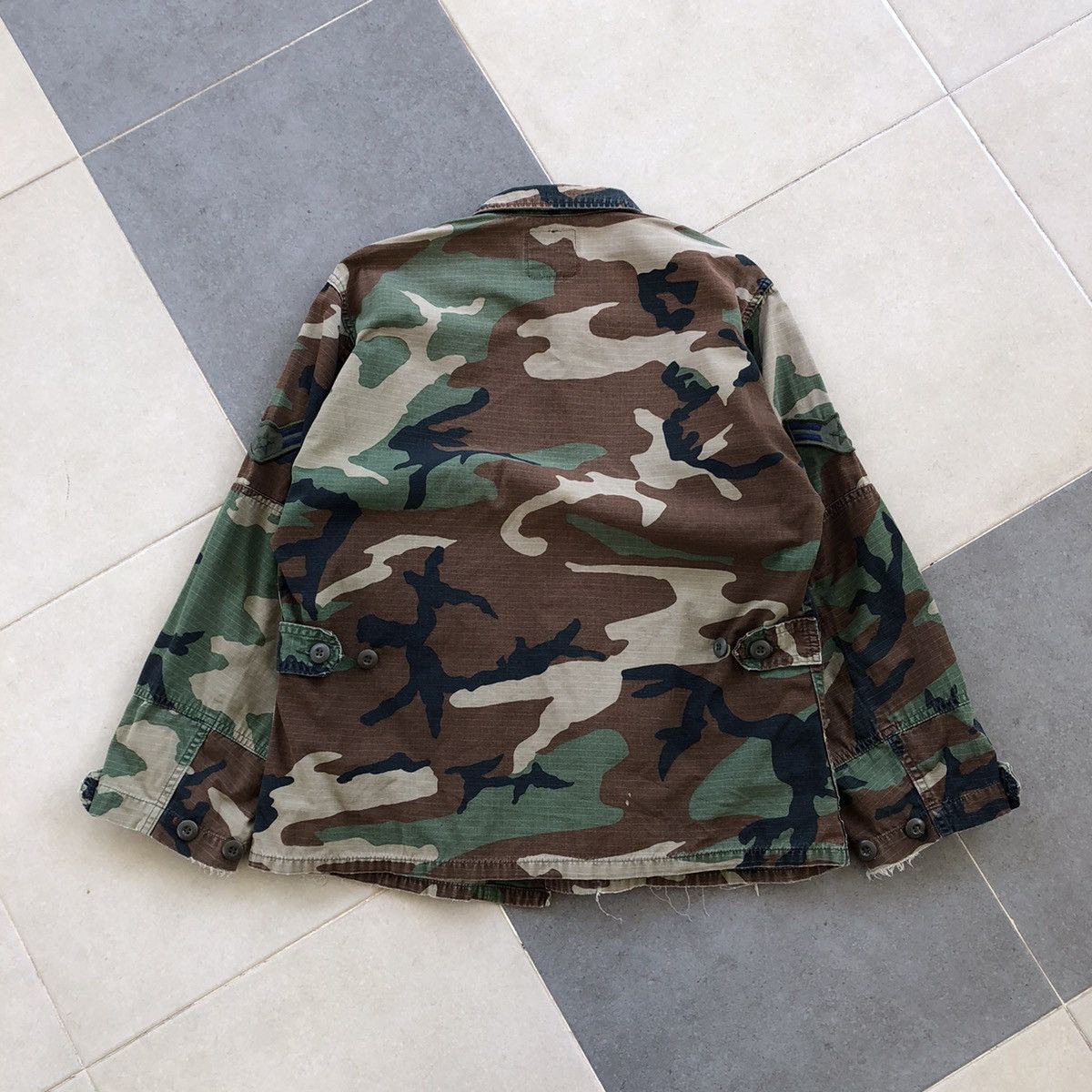 Vintage Vintage Army Combat Camouflage Jacket Size US S / EU 44-46 / 1 - 2 Thumbnail